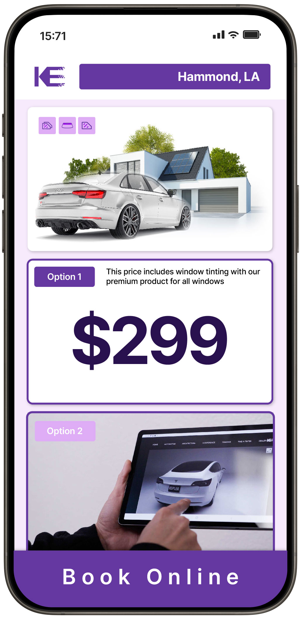 View Reasonable Tesla Window Tinting Prices in Alexandria, Louisiana
