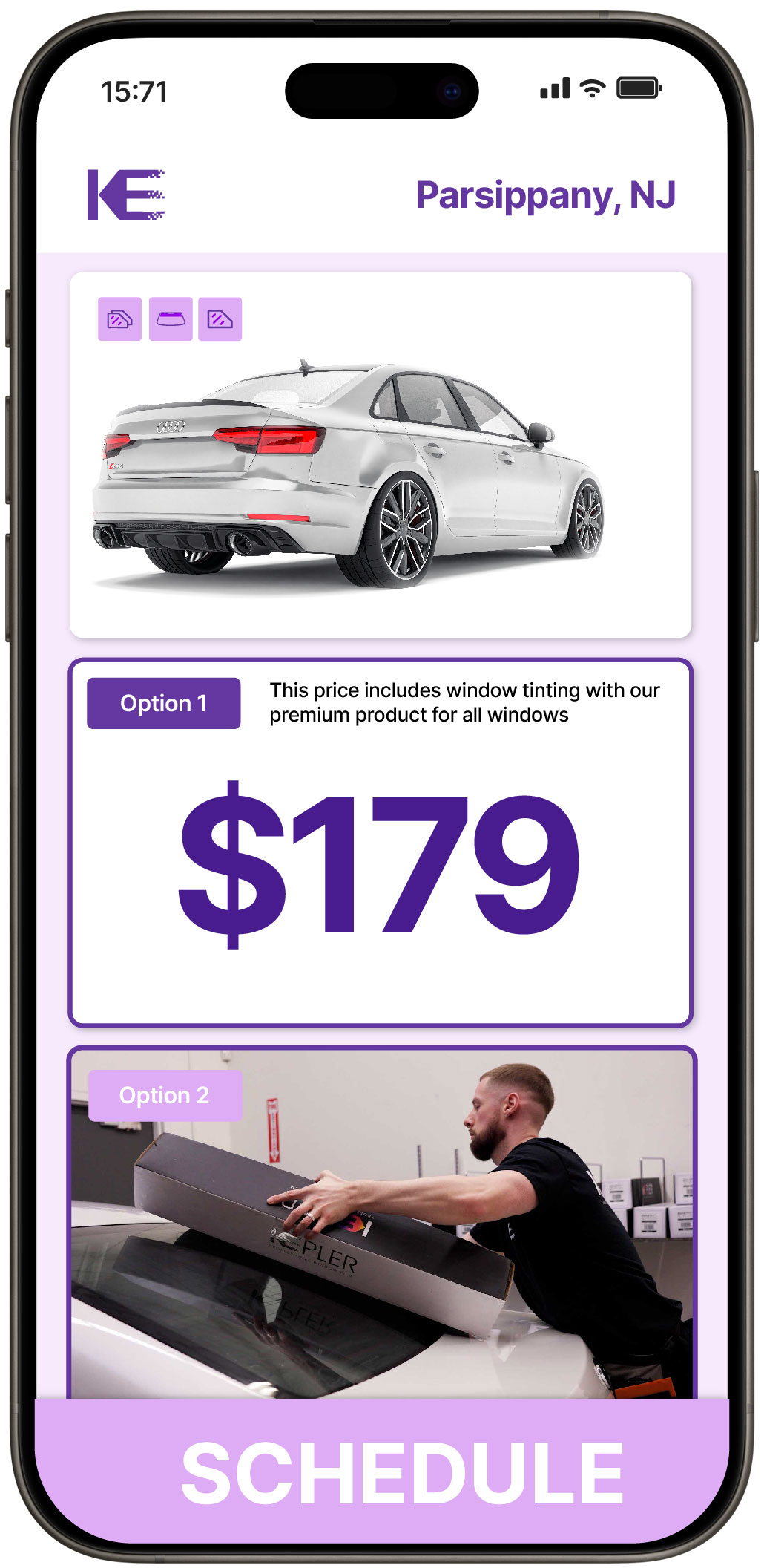 View Reasonable Car Window Tinting Prices in Parsippany, New Jersey