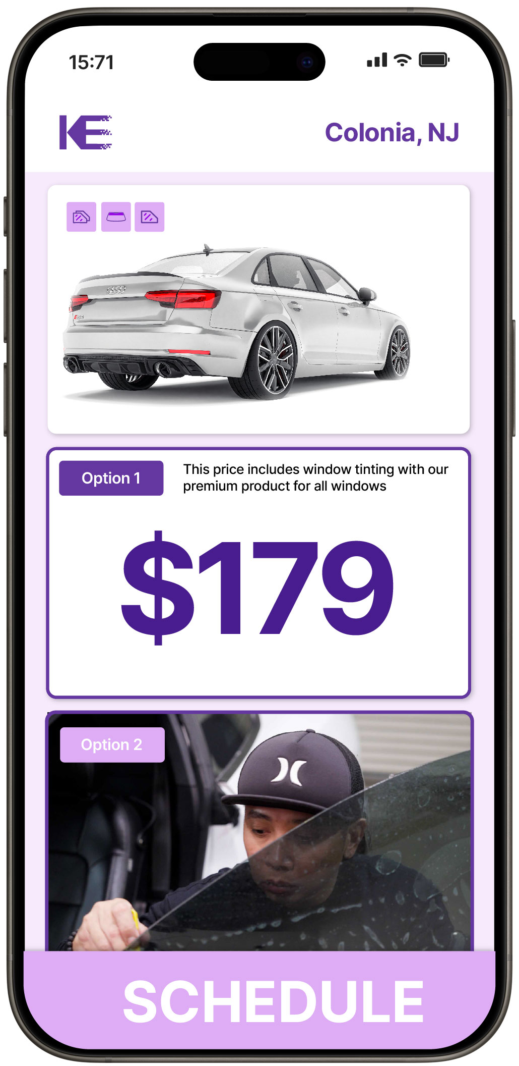 View Competitive Car Window Tinting Prices in Colonia, New Jersey