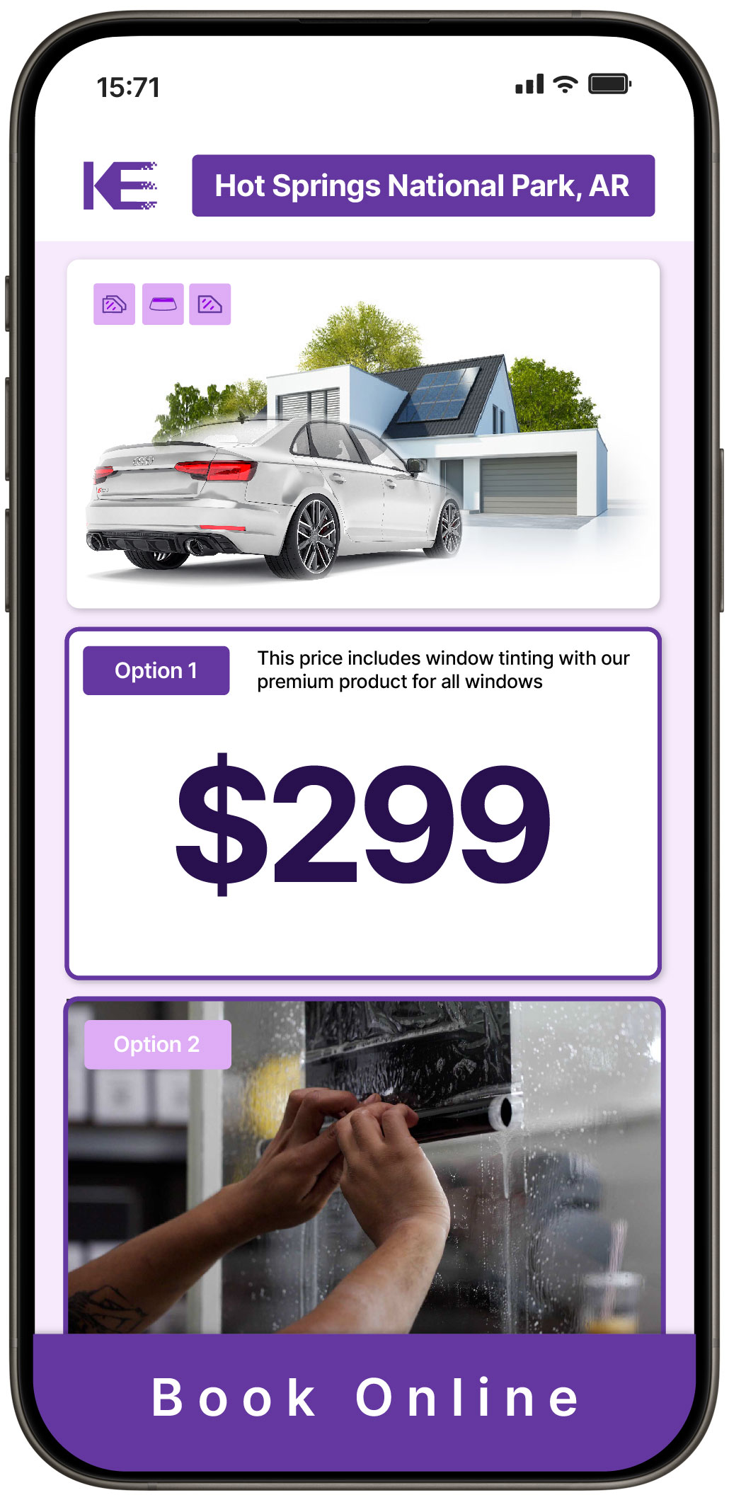 View Competitive Tesla Window Tinting Prices in Little Rock, Arkansas