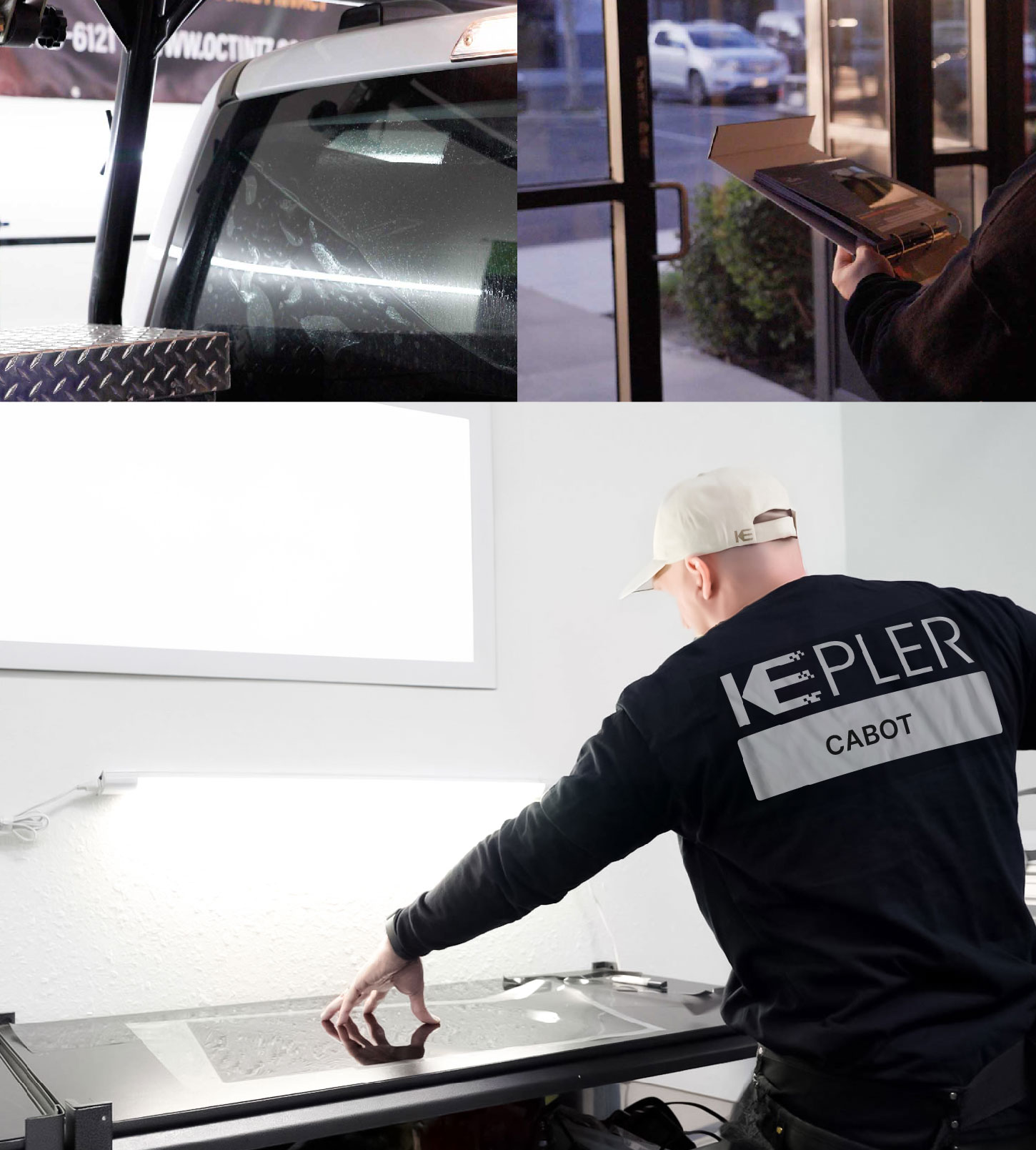 Window Tinting Specialist Cutting Film in Cabot, Arkansas