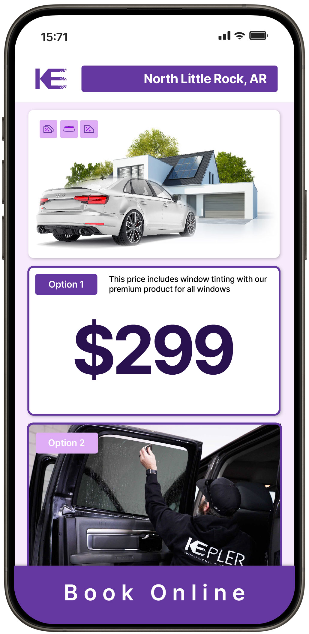 View Competitive Tesla Window Tinting Prices in Fort Smith, Arkansas