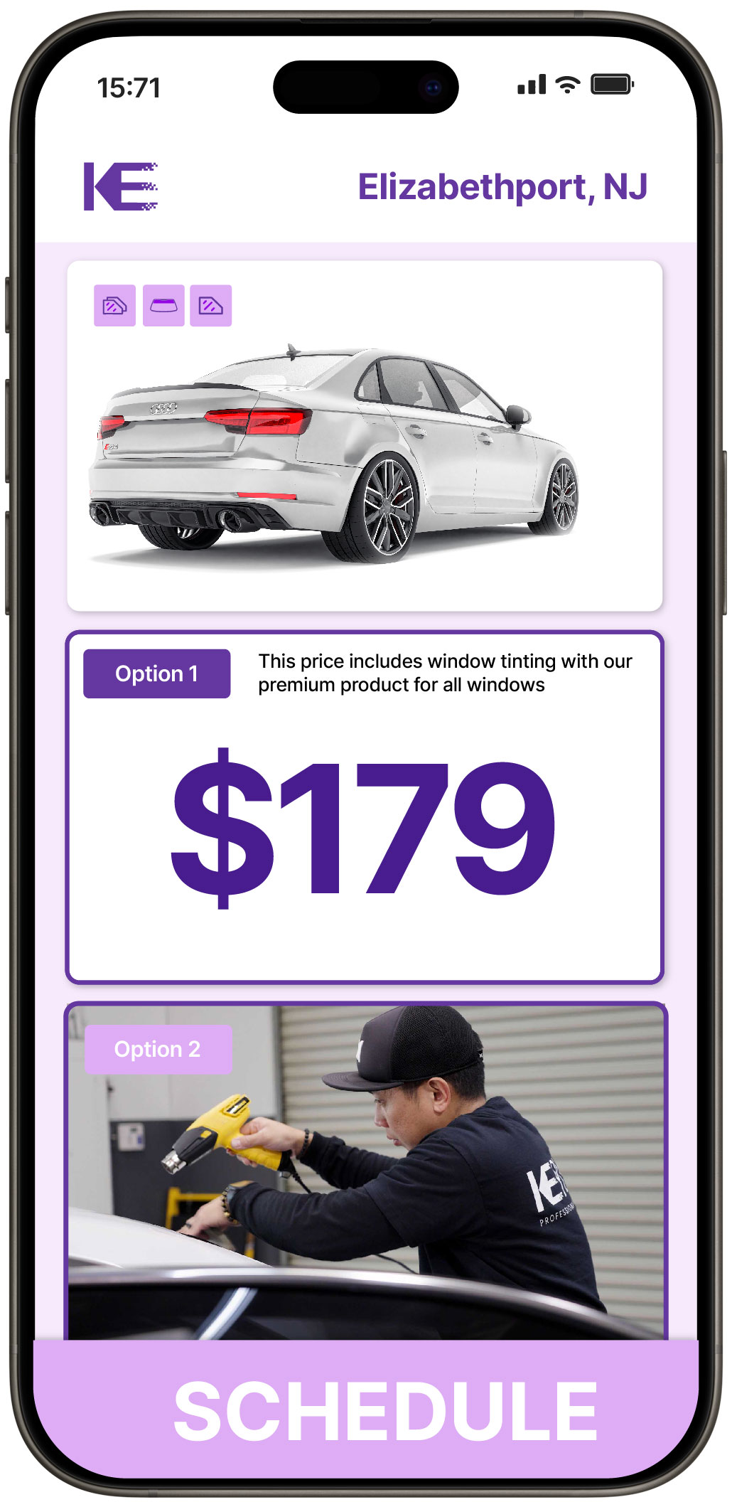 View Competitive Car Window Tinting Prices in Elizabethport, New Jersey