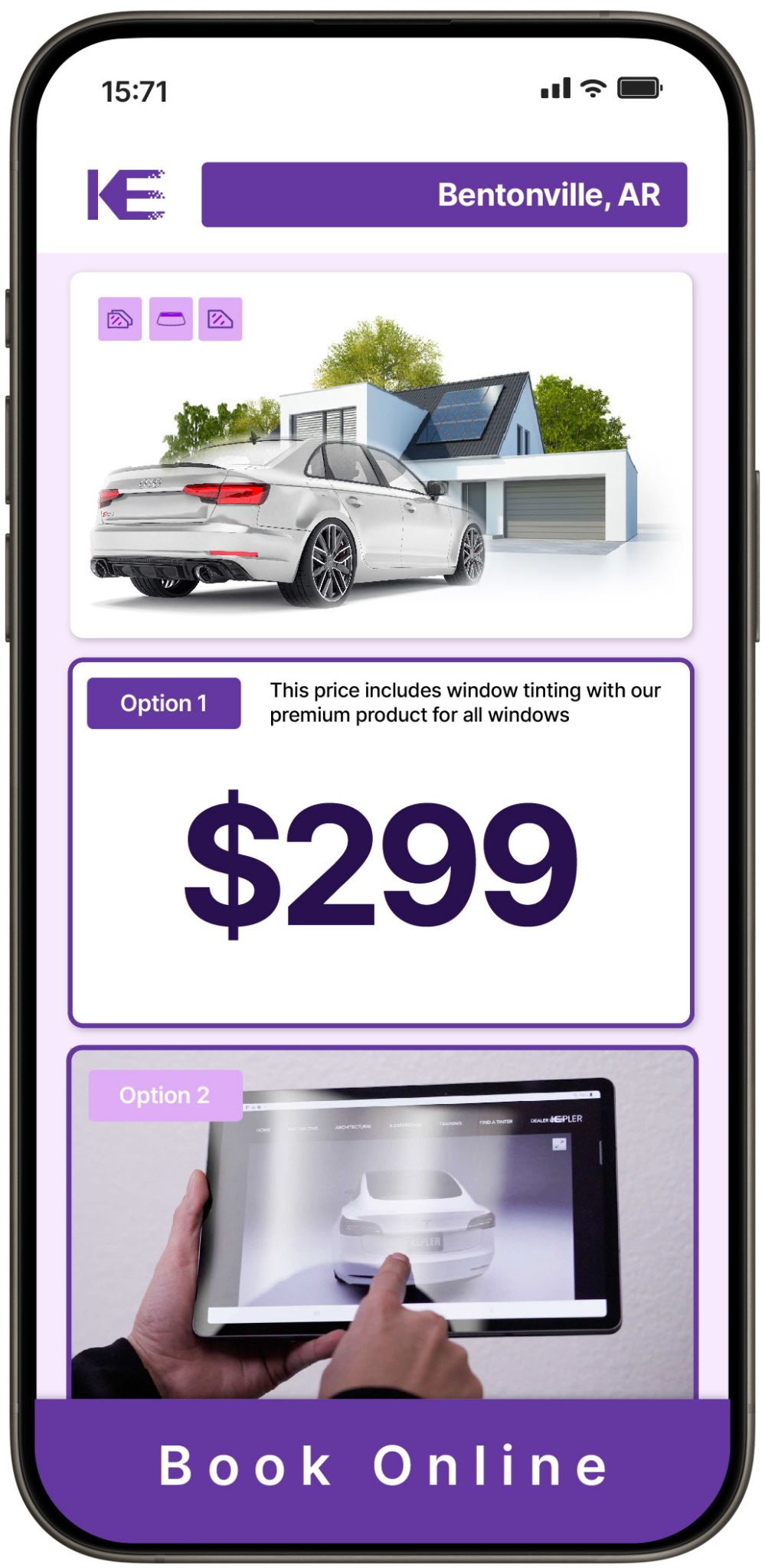 View Competitive Window Tinting Prices in Bentonville, Arkansas