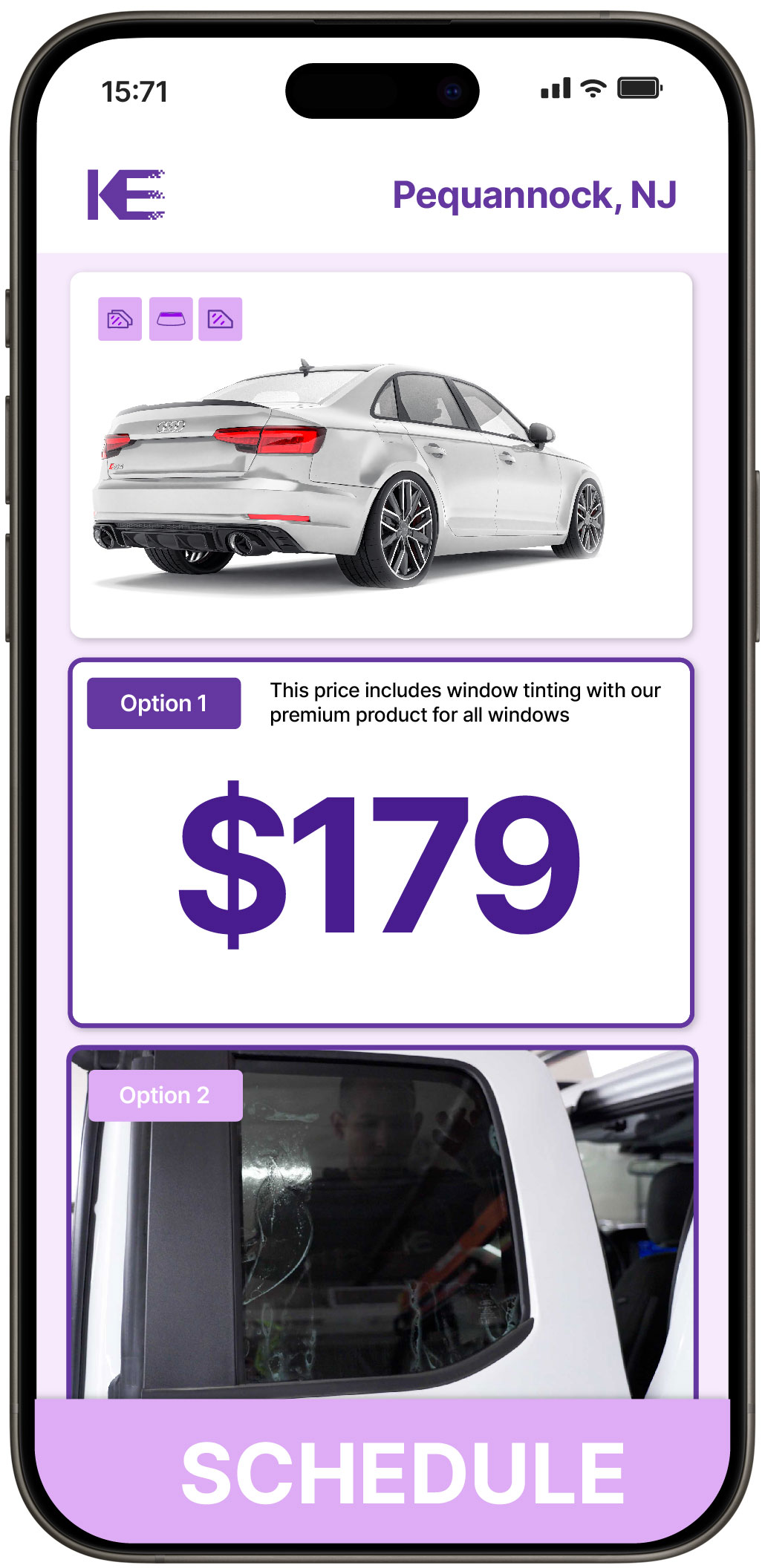 View Affordable Car Window Tinting Prices in Pequannock, New Jersey
