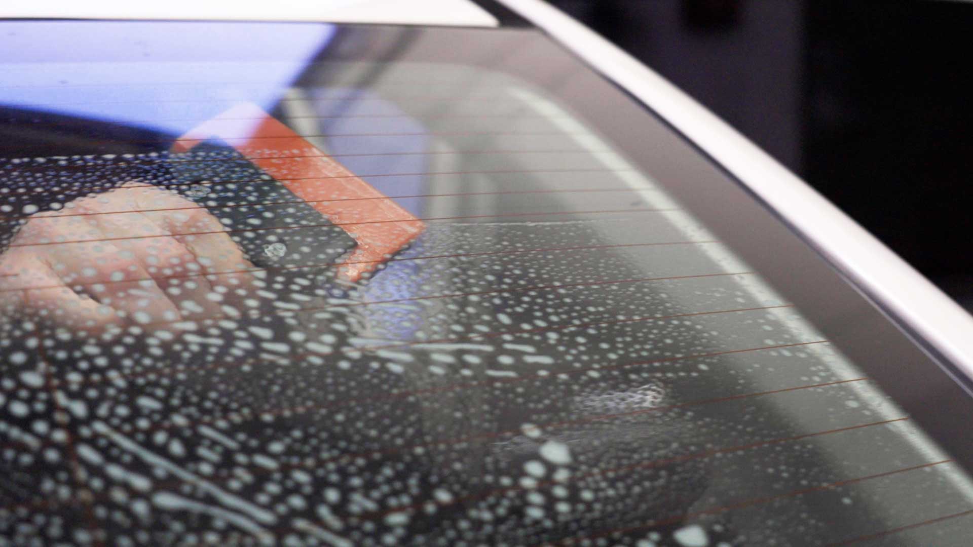 Skilled Automotive Window Tinting preparation in Plainsboro