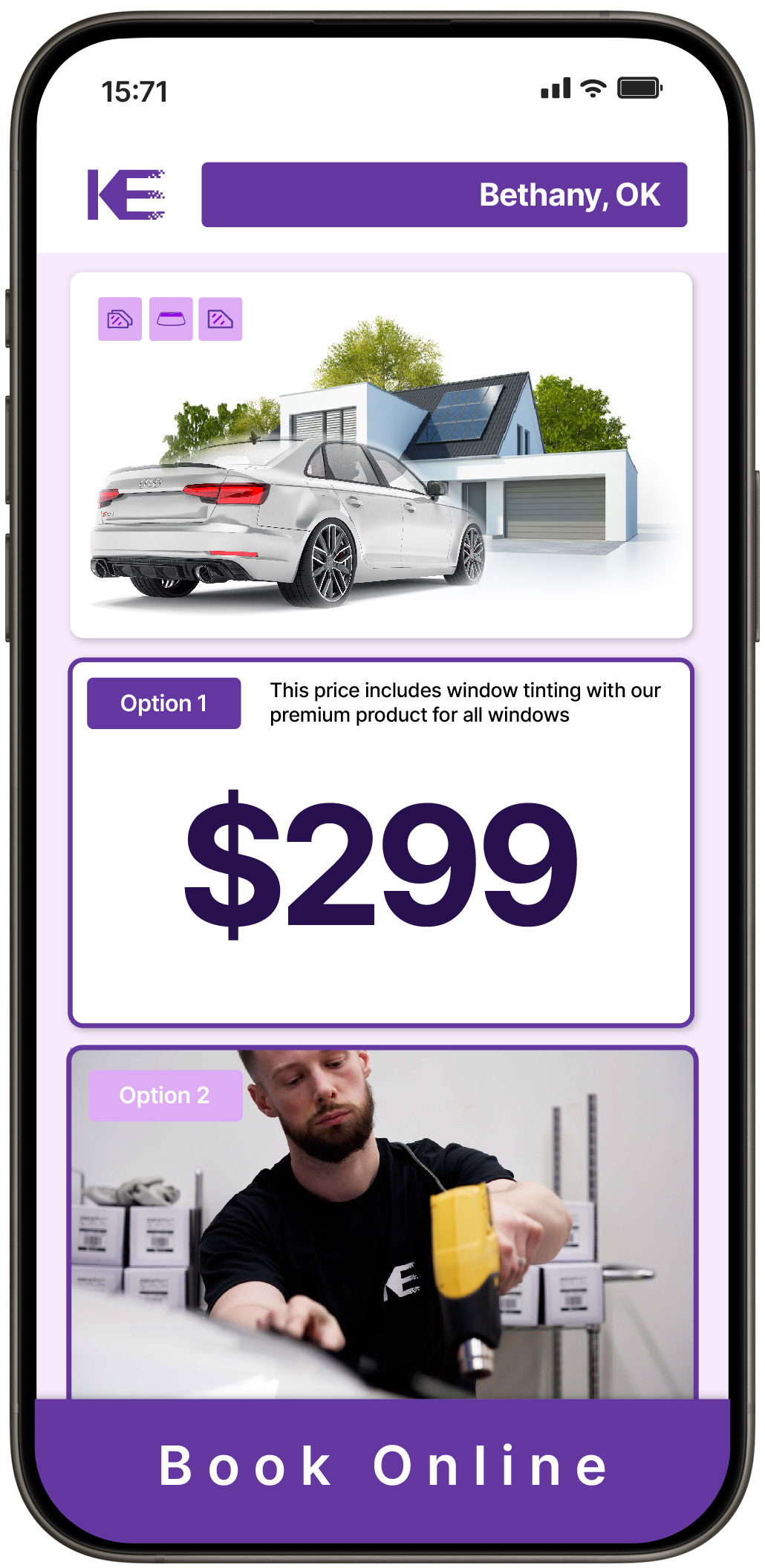View Affordable Tesla Window Tinting Prices in Altus, Oklahoma