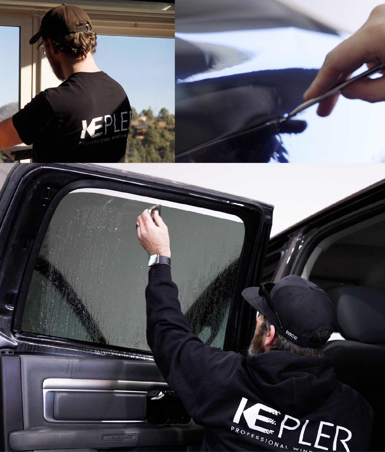 Kepler Window Tinting Specialists at Work in Sand Springs, Oklahoma
