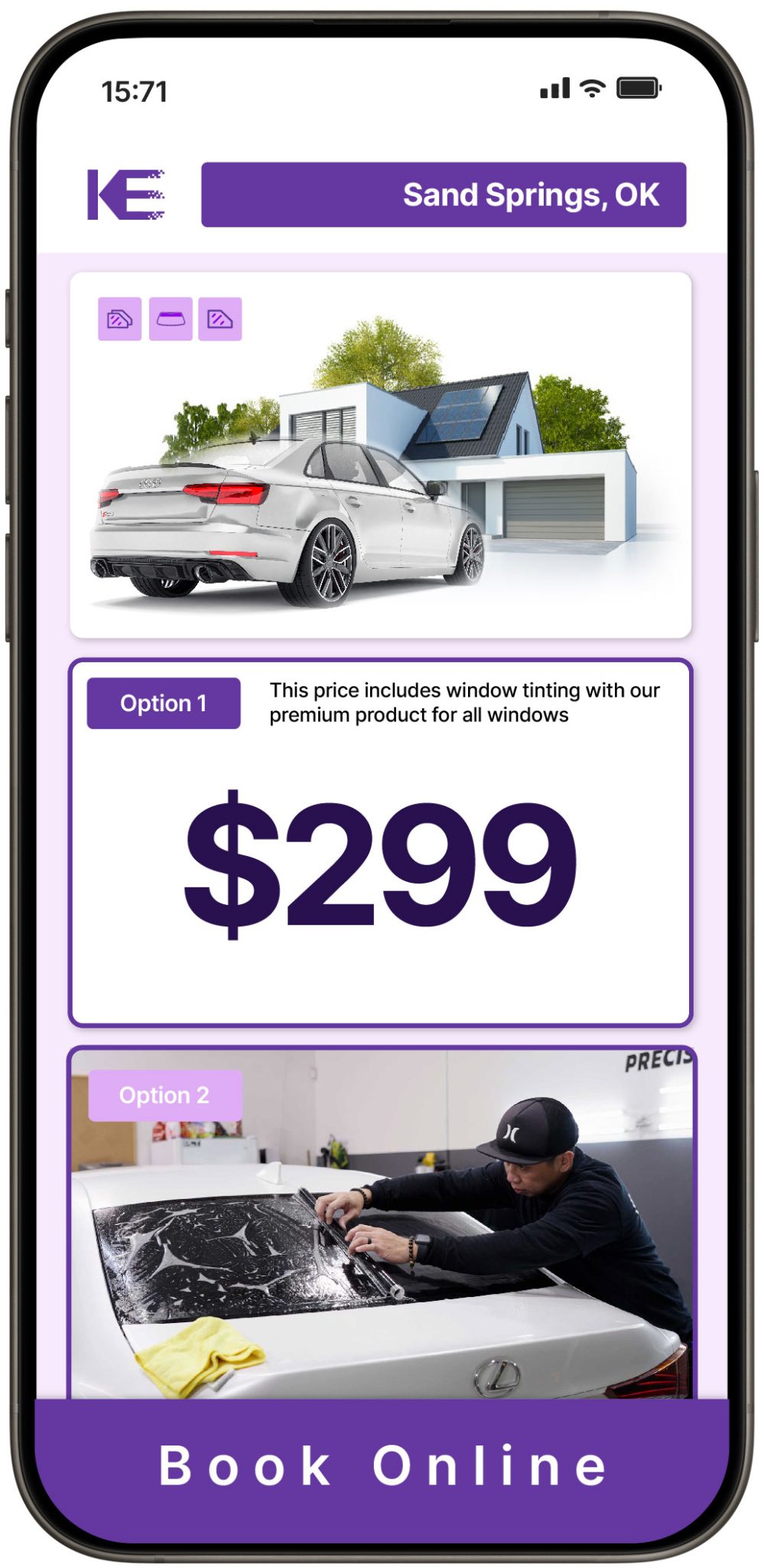 View Competitive Window Tinting Prices in Sand Springs, Oklahoma