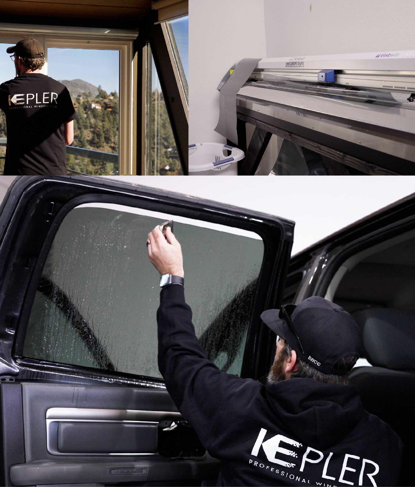 Kepler Window Tinting Specialists at Work in Ada, Oklahoma