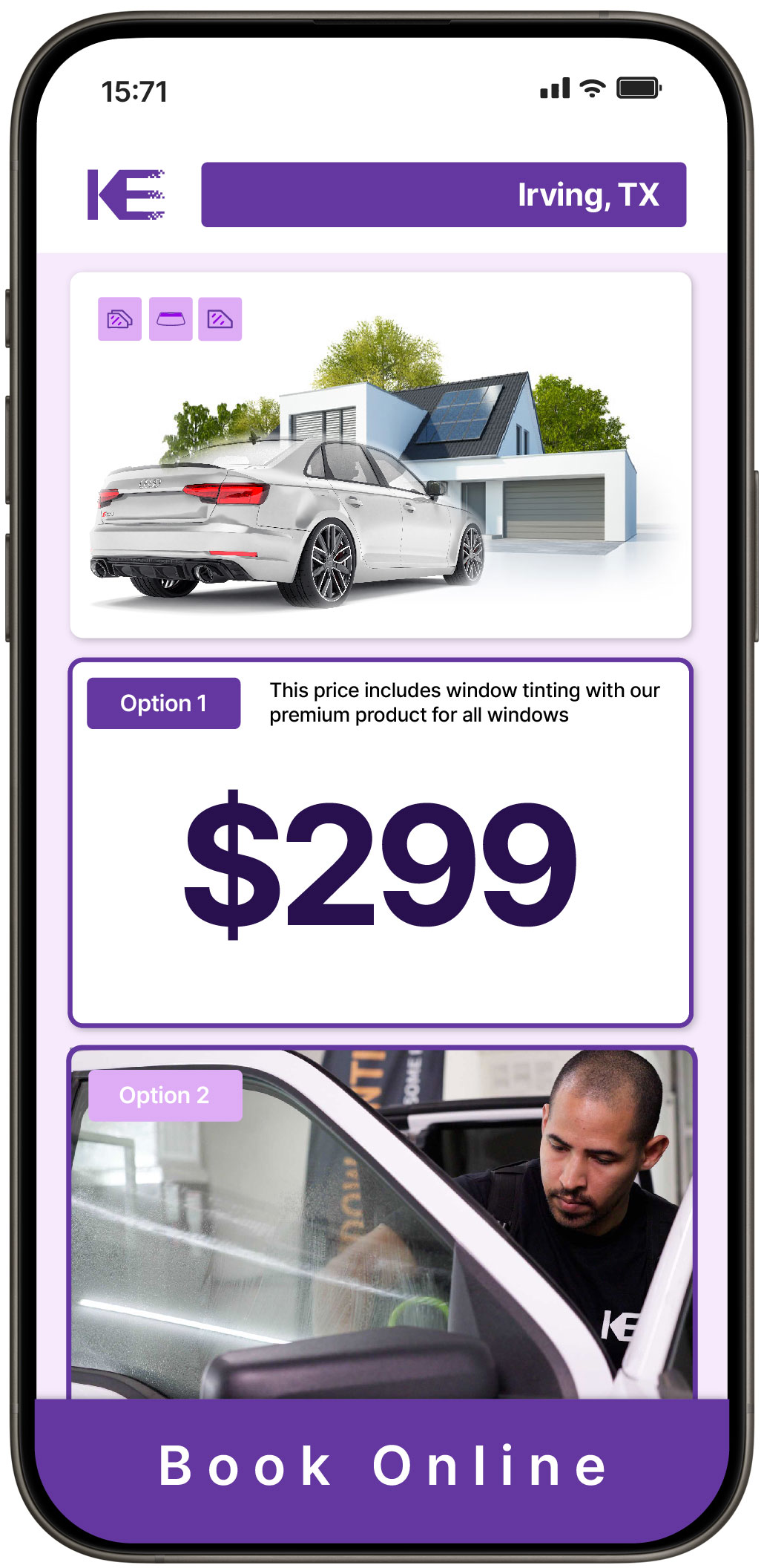 View Affordable Tesla Window Tinting Rates in Richardson, Texas