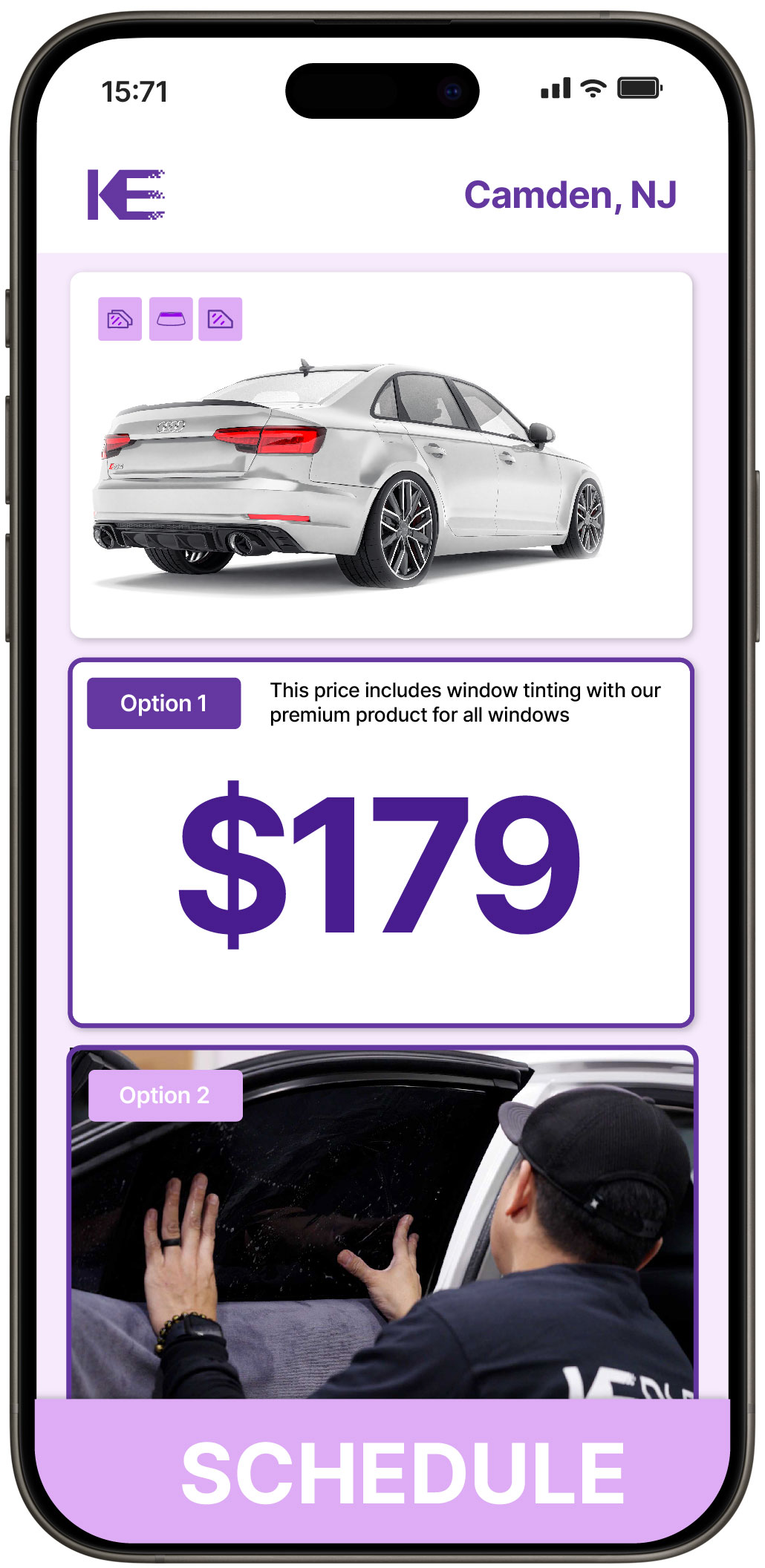 View Competitive Car Window Tinting Prices in Camden, New Jersey