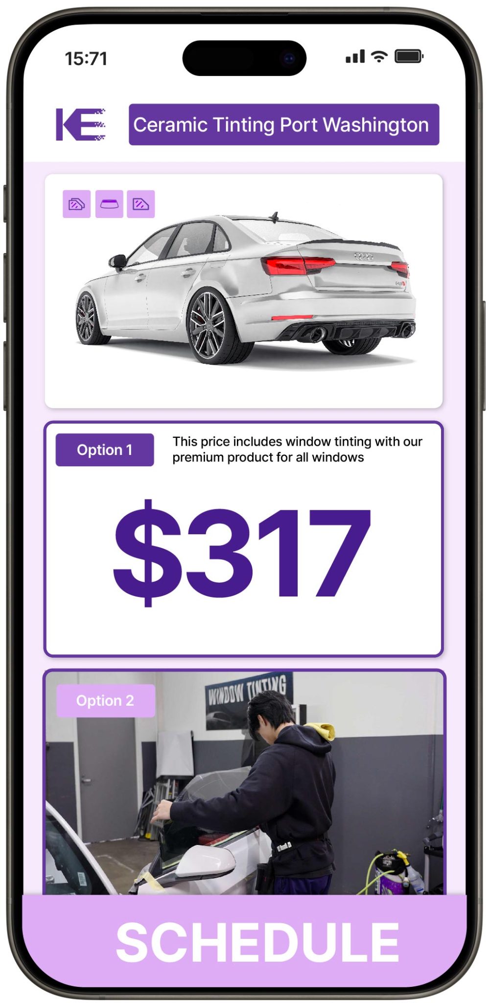 View Competitive Ceramic Window Tinting Prices in Port Washington, New York
