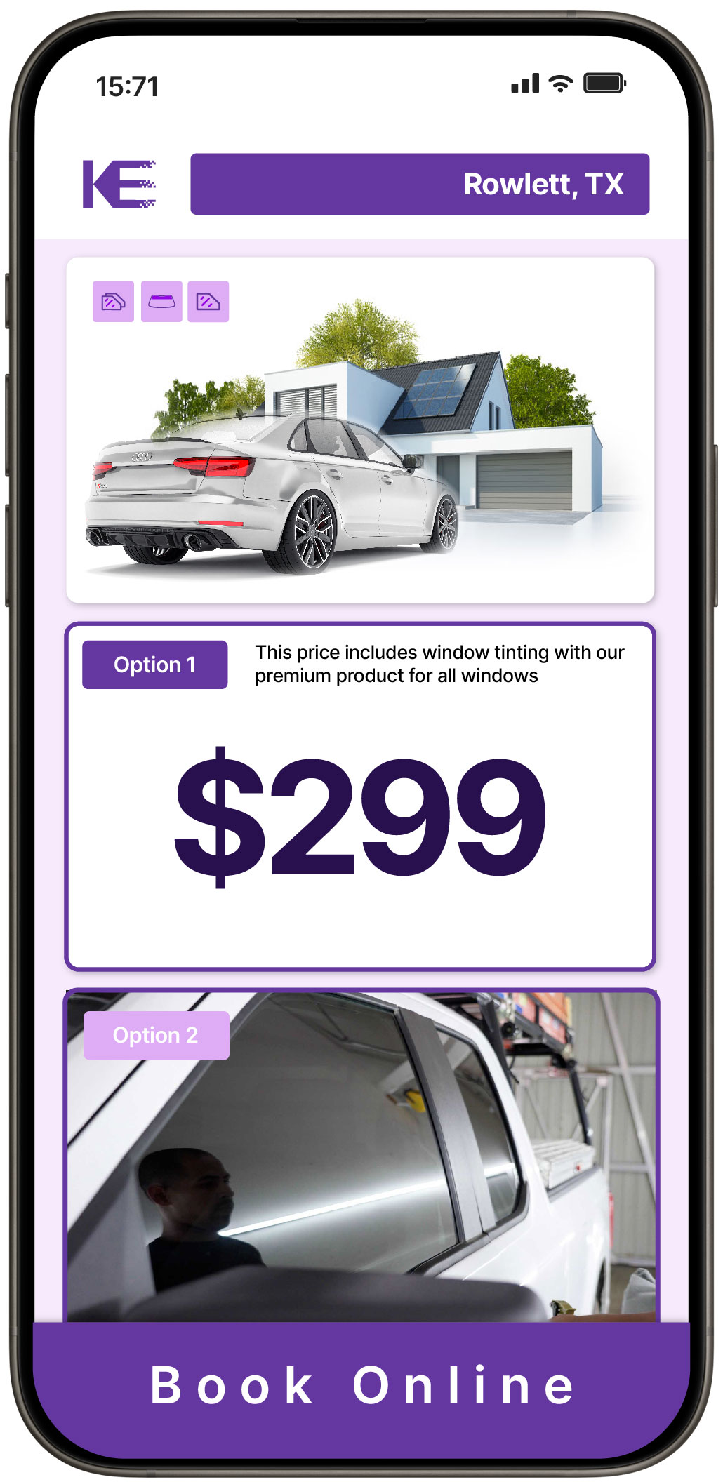 View Affordable Tesla Window Tinting Rates in Texarkana, Texas