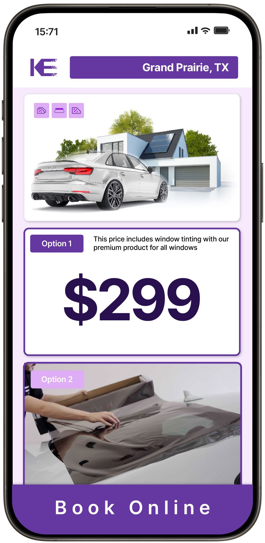 View Reasonable Tesla Window Tinting Rates in Euless, Texas