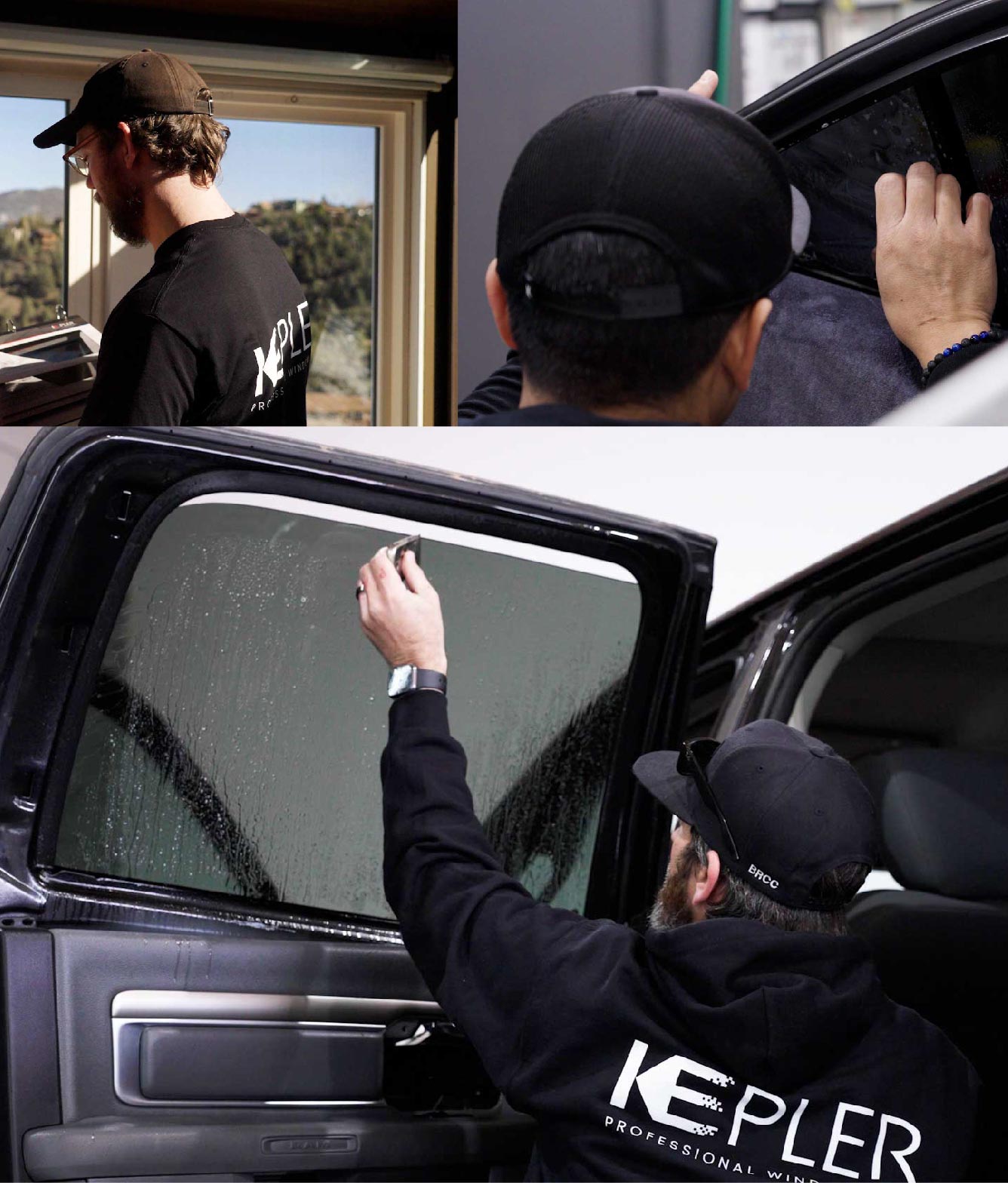 Kepler Window Tinting Specialists at Work in McKinney, Texas