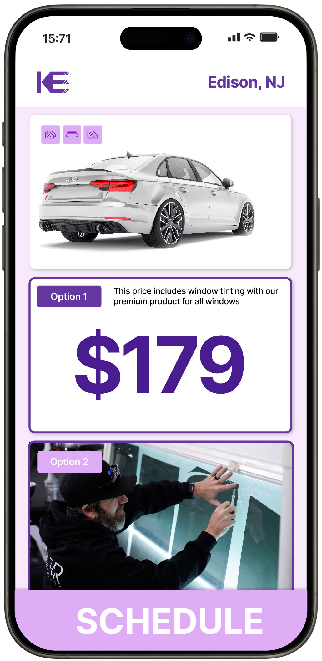 View Competitive Car Window Tinting Prices in Edison, New Jersey