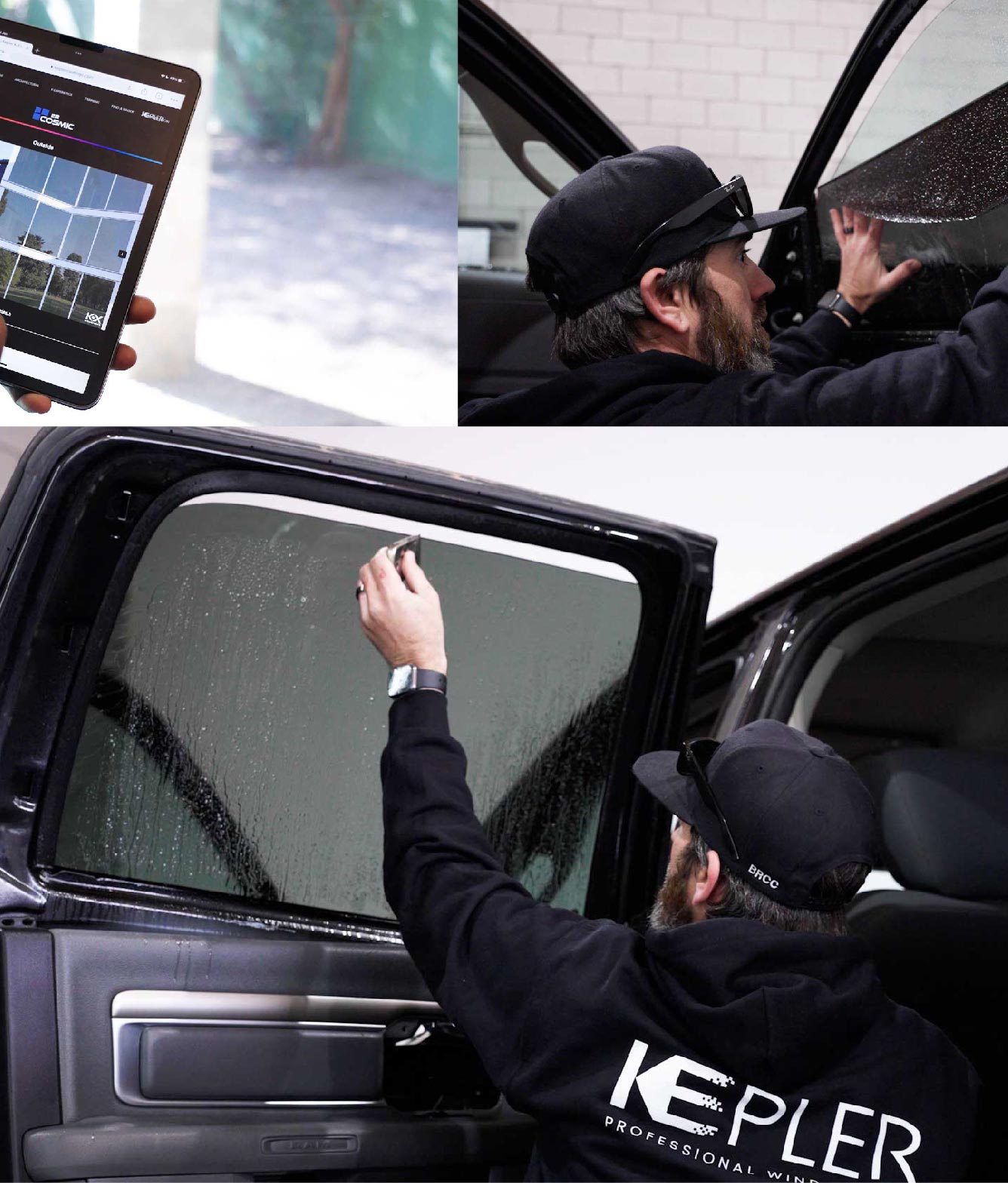 Kepler Window Tinting Specialists at Work in Sherman, Texas