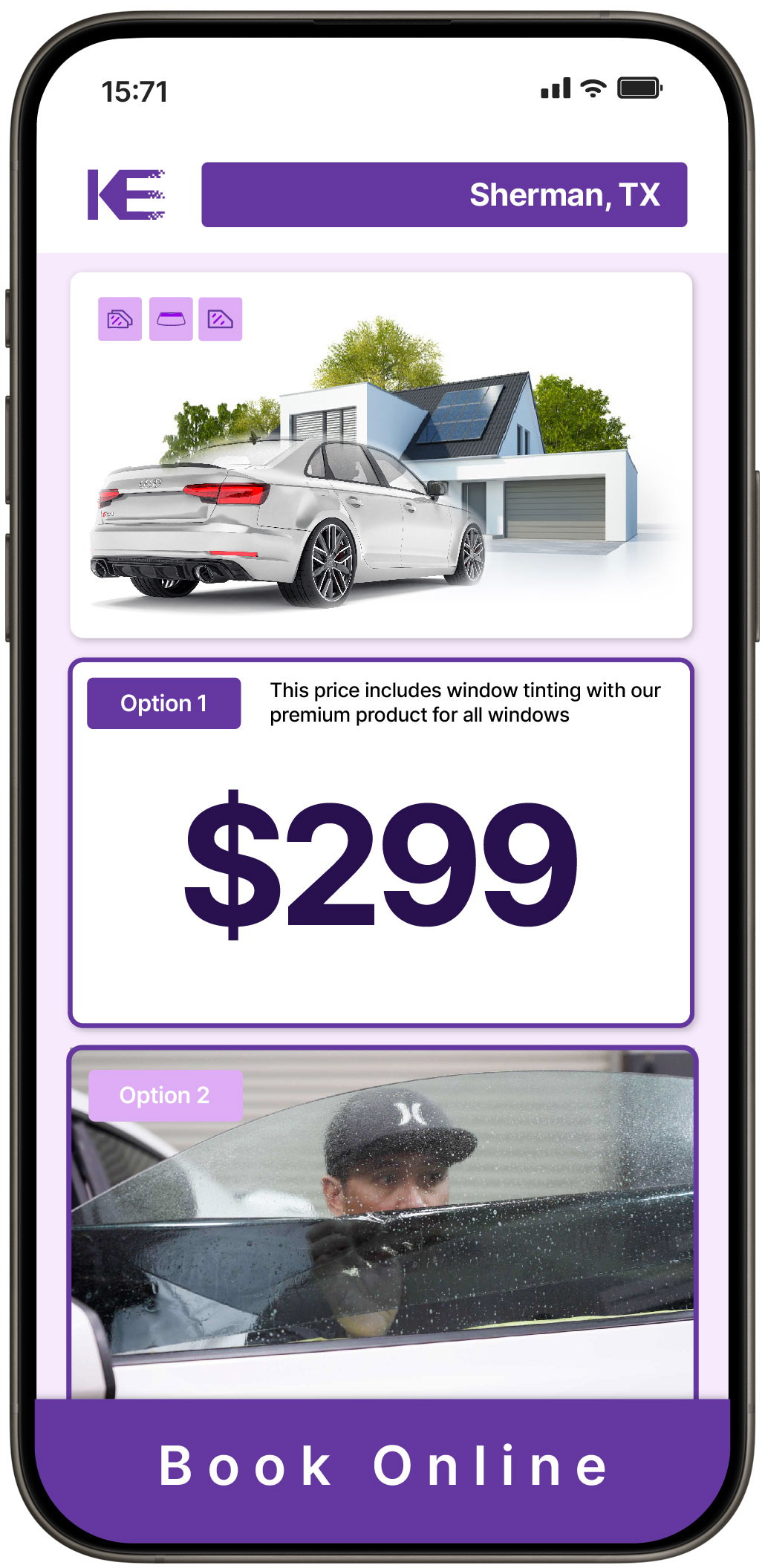 View Affordable Tesla Window Tinting Rates in Spring, Texas