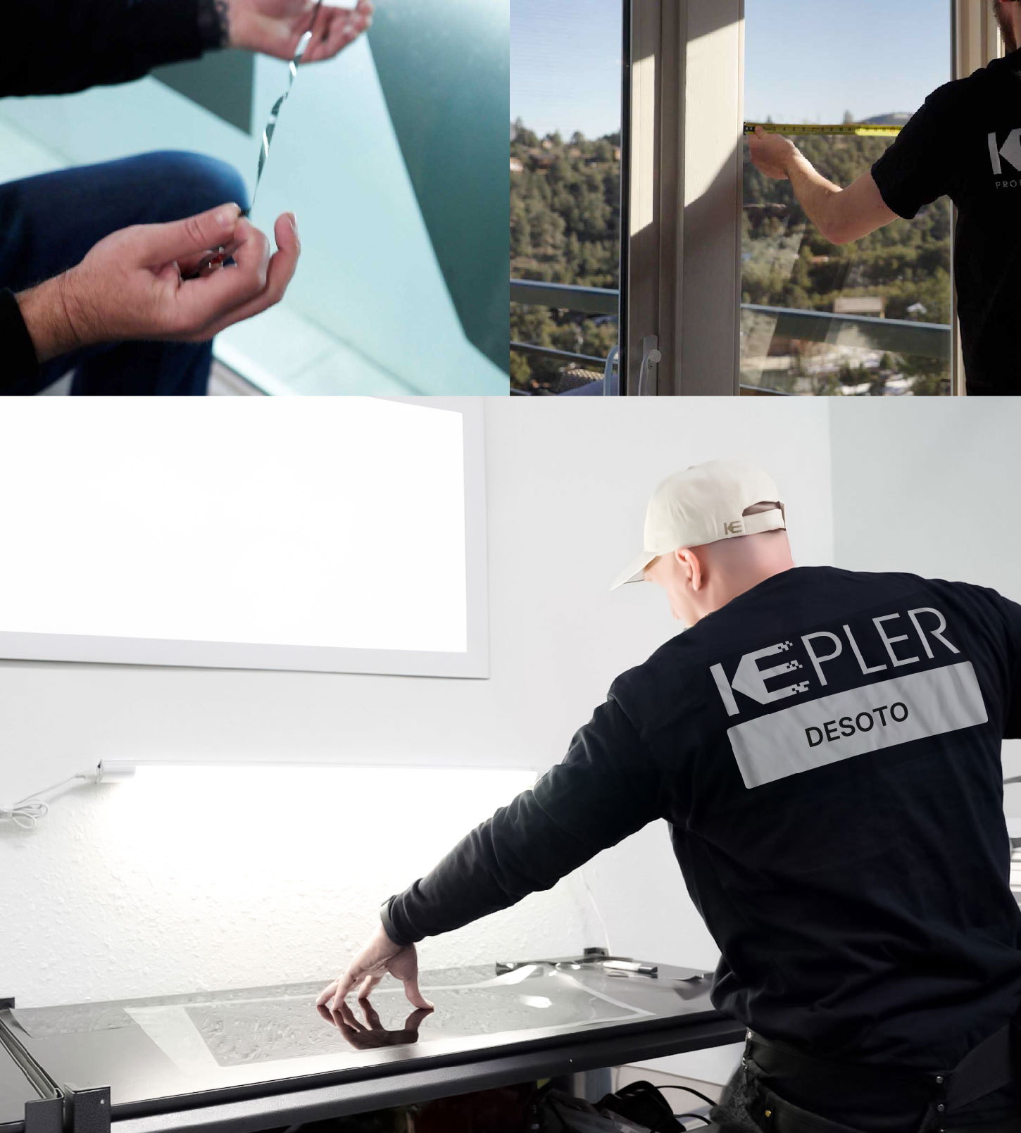 Window Tinting Specialist Cutting Film in DeSoto, Texas