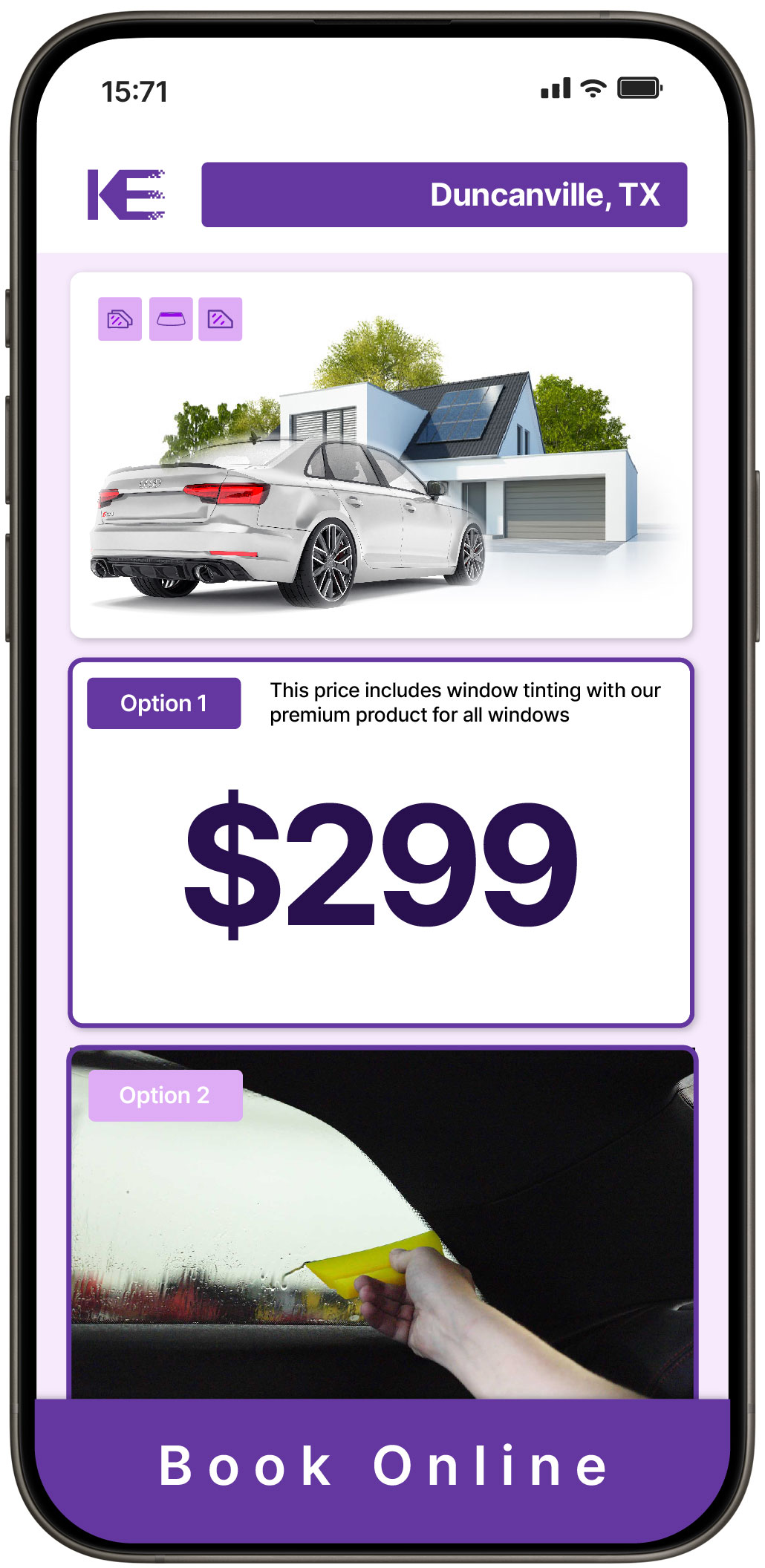 View Affordable Tesla Window Tinting Costs in Angleton, Texas