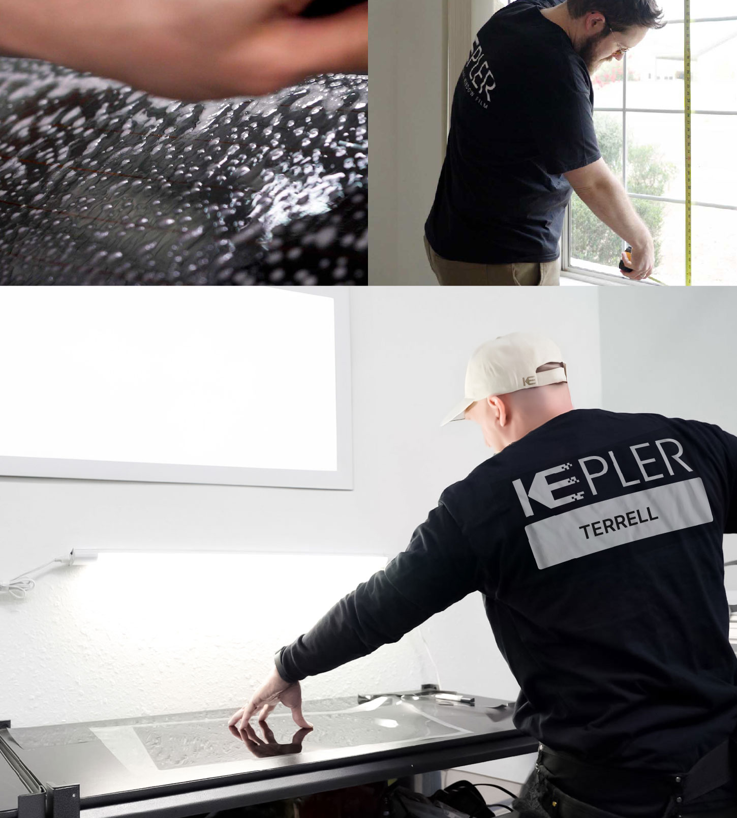 Window Tinting Specialist Cutting Film in Terrell, Texas