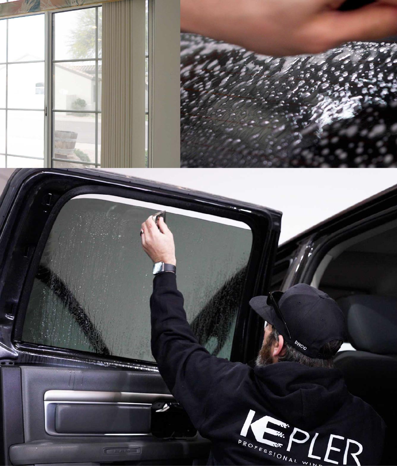 Kepler Window Tinting Specialists at Work in Terrell, Texas