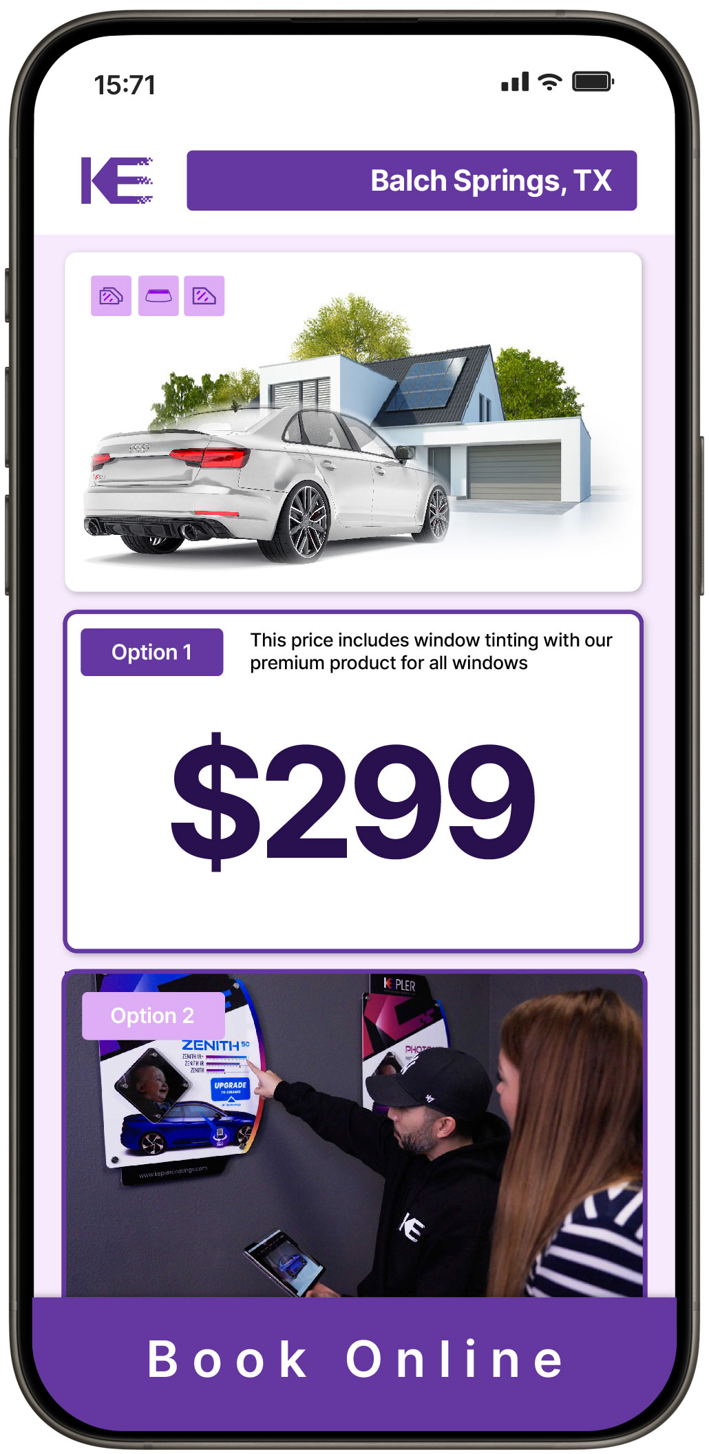 View Affordable Tesla Window Tinting Prices in Cibolo, Texas