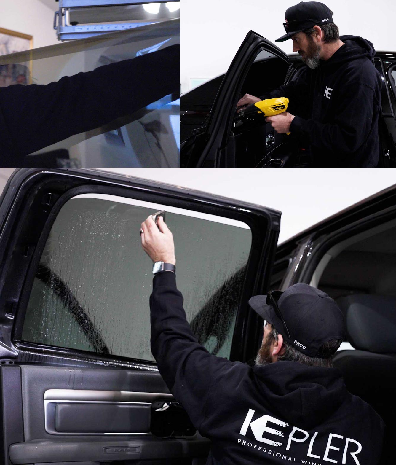 Kepler Window Tinting Specialists at Work in Mount Pleasant, Texas