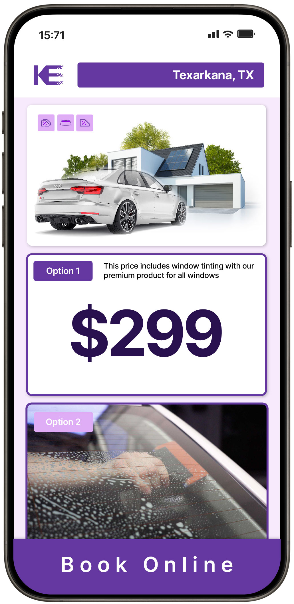 View Competitive Tesla Window Tinting Prices in Kingsville, Texas