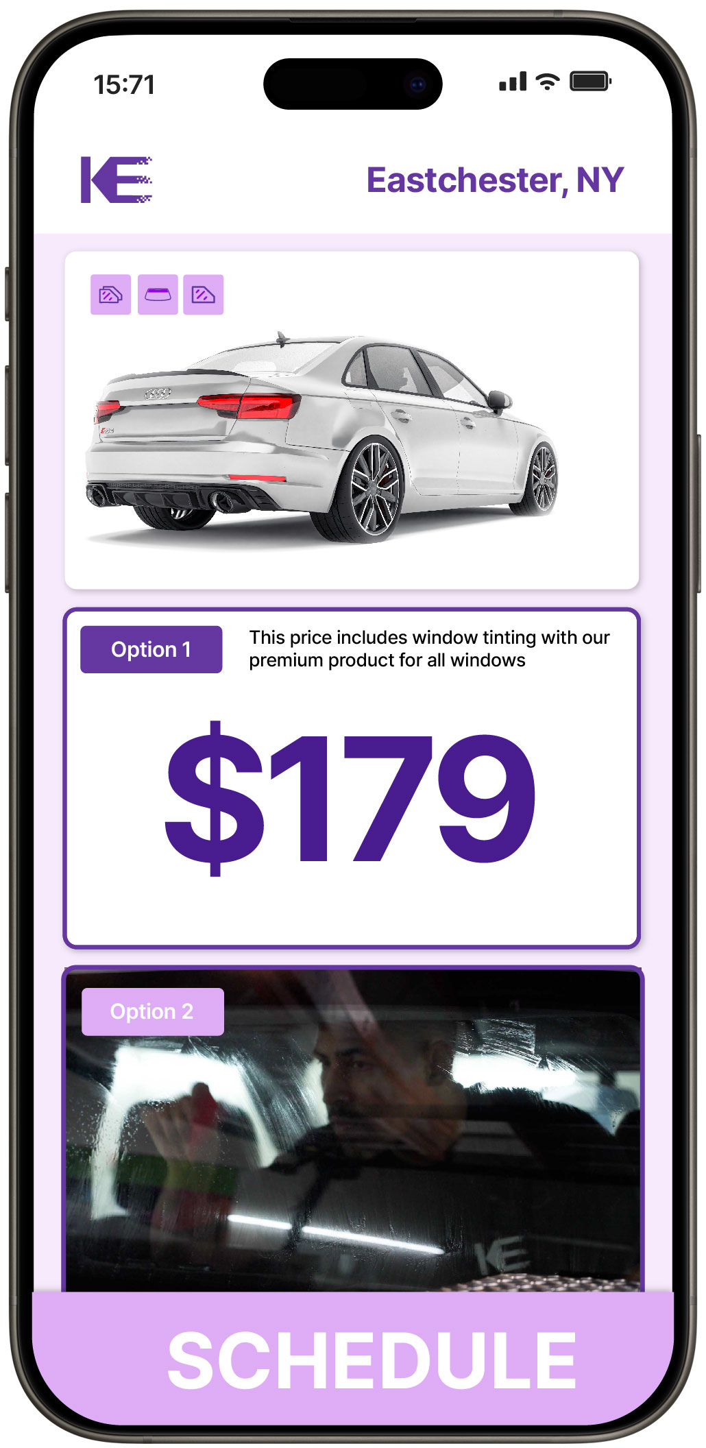 View Affordable Car Window Tinting Prices in Eastchester, New York