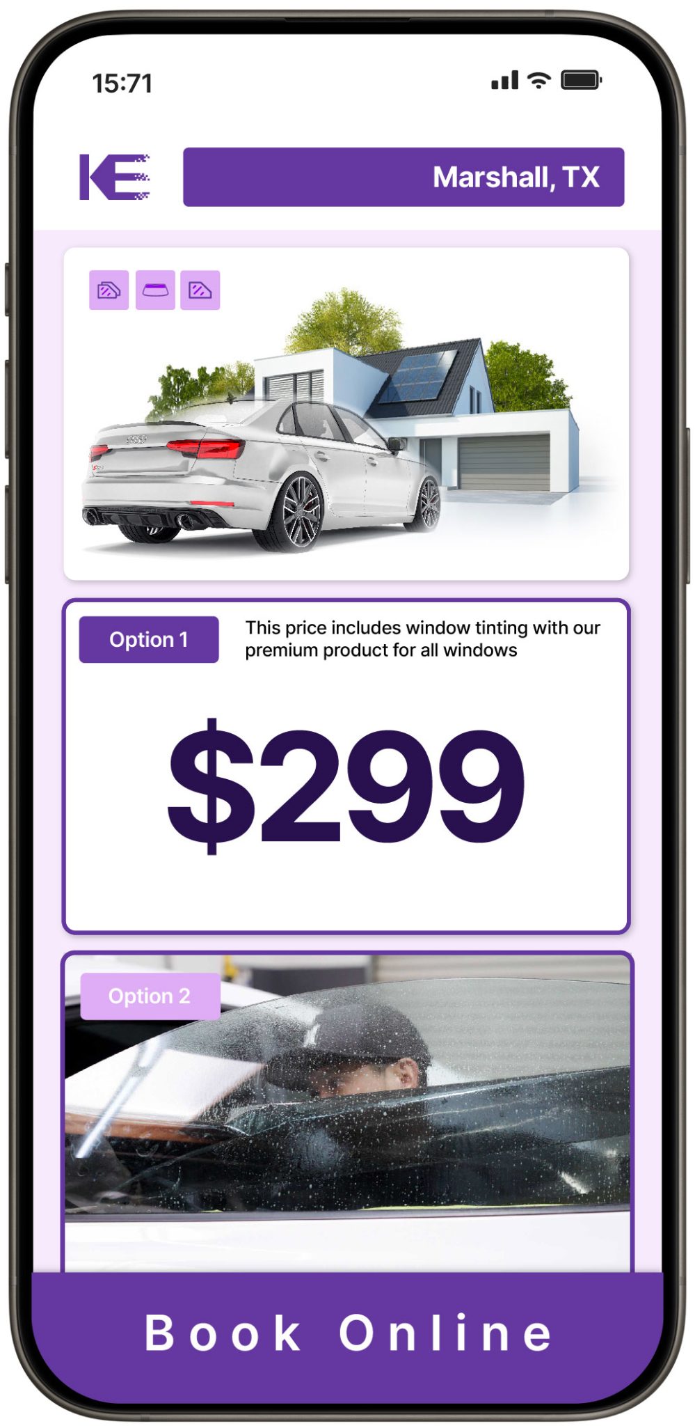 View Competitive Window Tinting Prices in Marshall, Texas