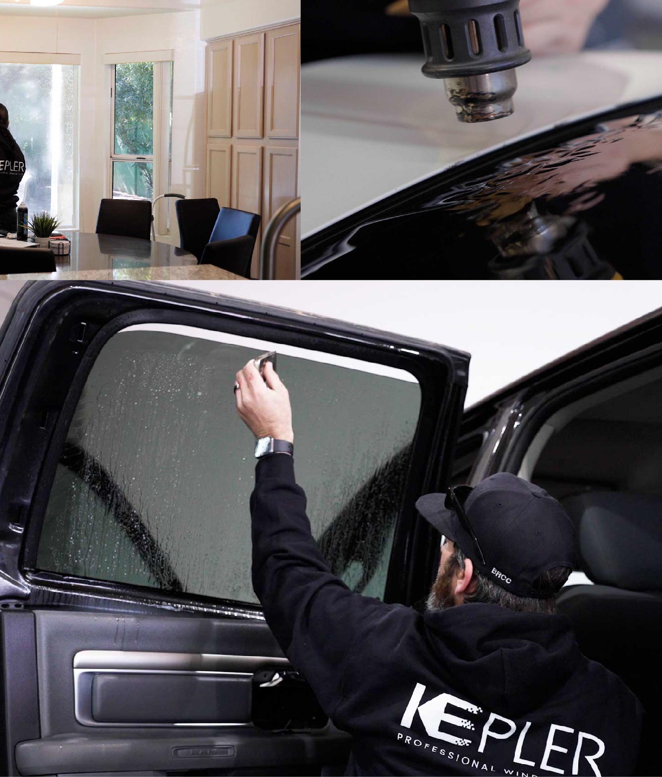 Kepler Window Tinting Specialists at Work in Nacogdoches, Texas