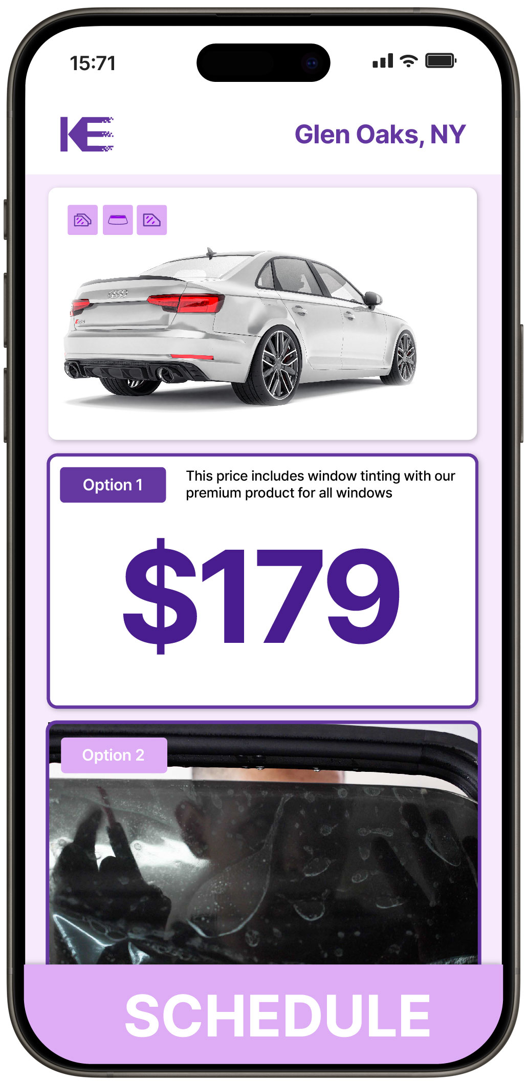 View Reasonable Car Window Tinting Prices in Glen Oaks, New York
