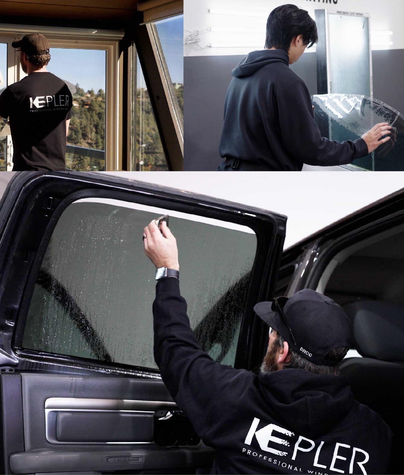 Kepler Window Tinting Specialists at Work in Fort Worth, Texas