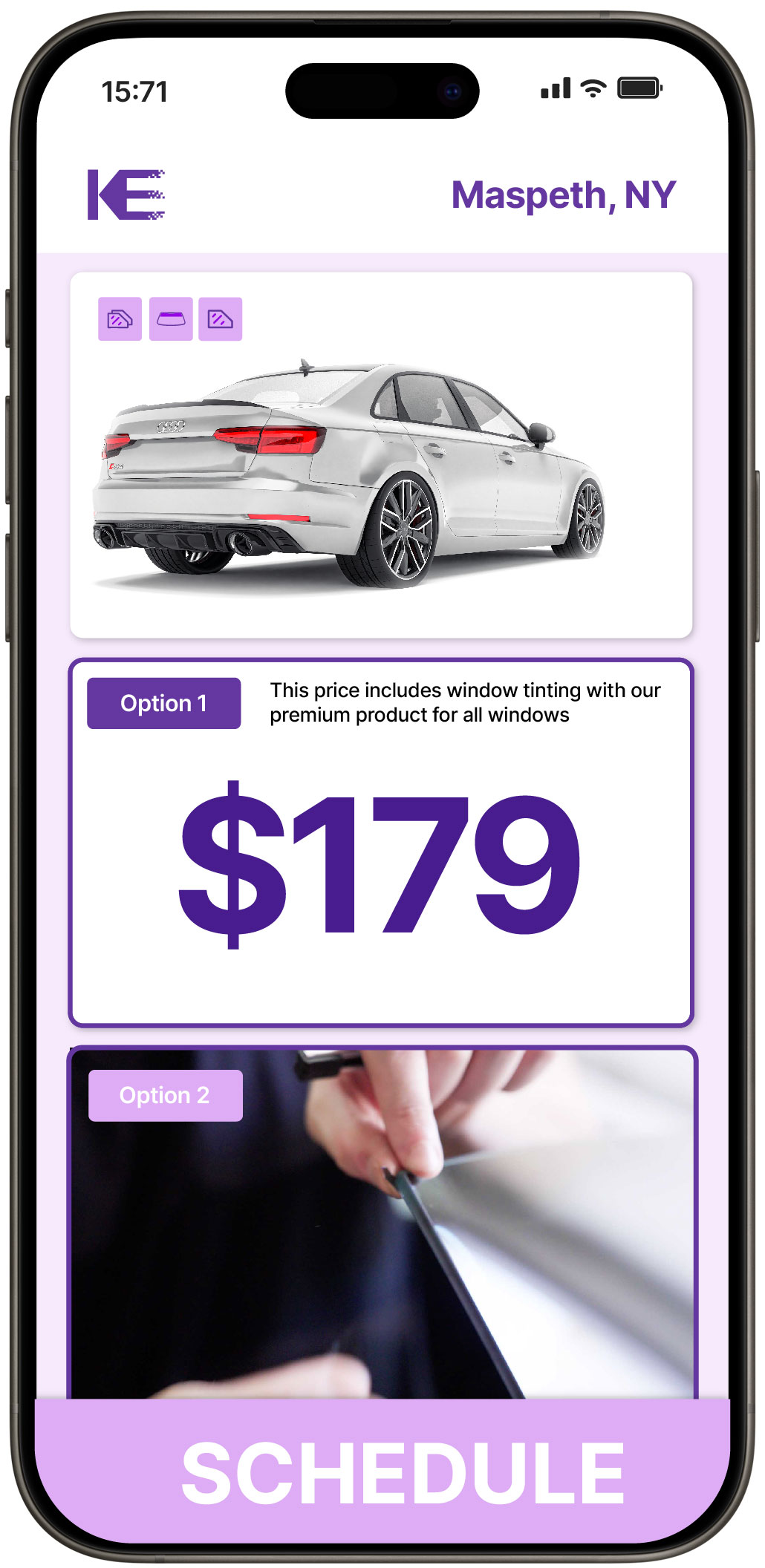 View Affordable Car Window Tinting Prices in Maspeth, New York