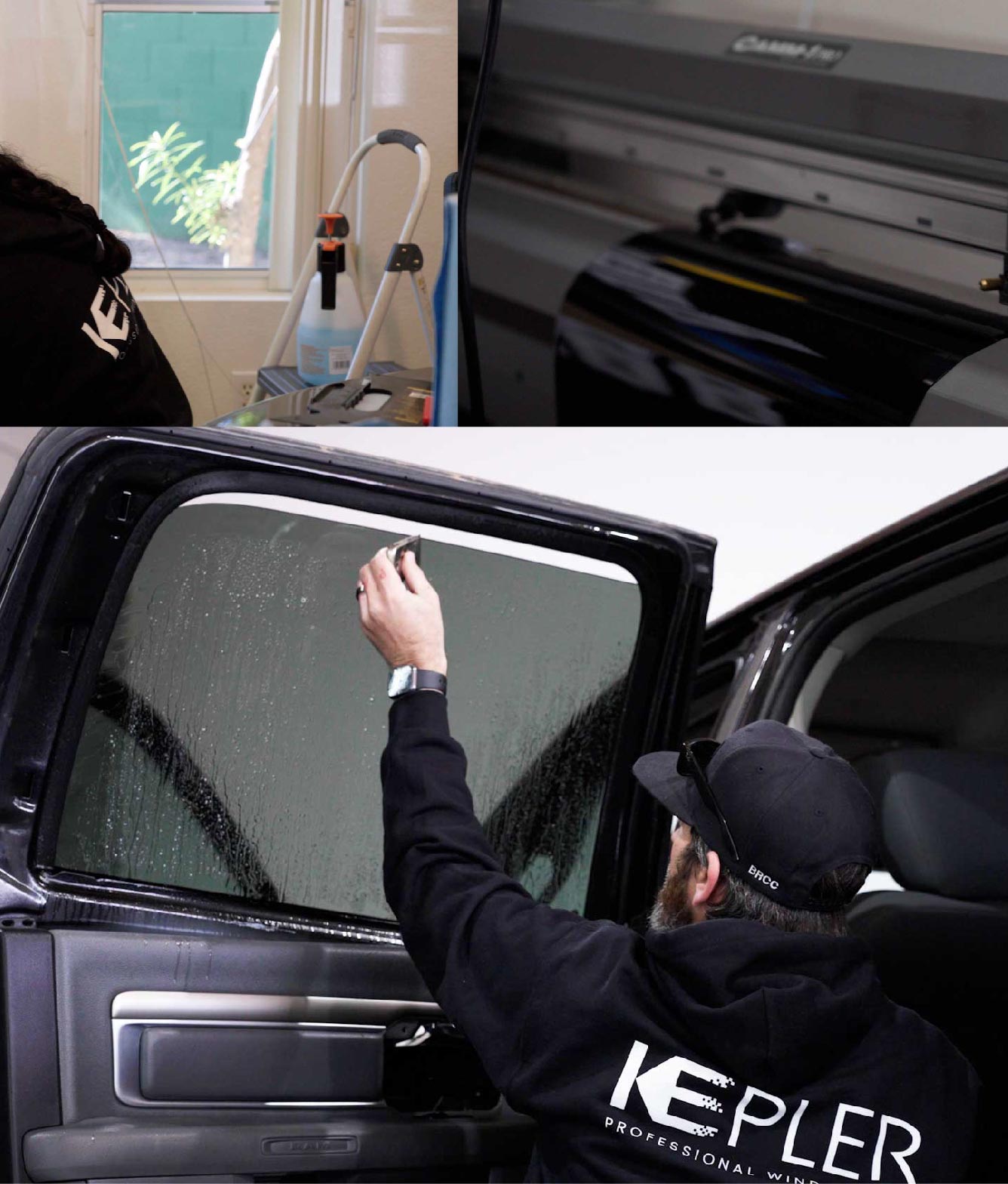 Kepler Window Tinting Specialists at Work in Temple, Texas