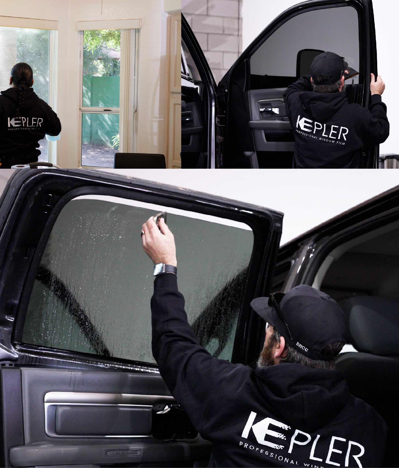 Kepler Window Tinting Specialists at Work in San Angelo, Texas