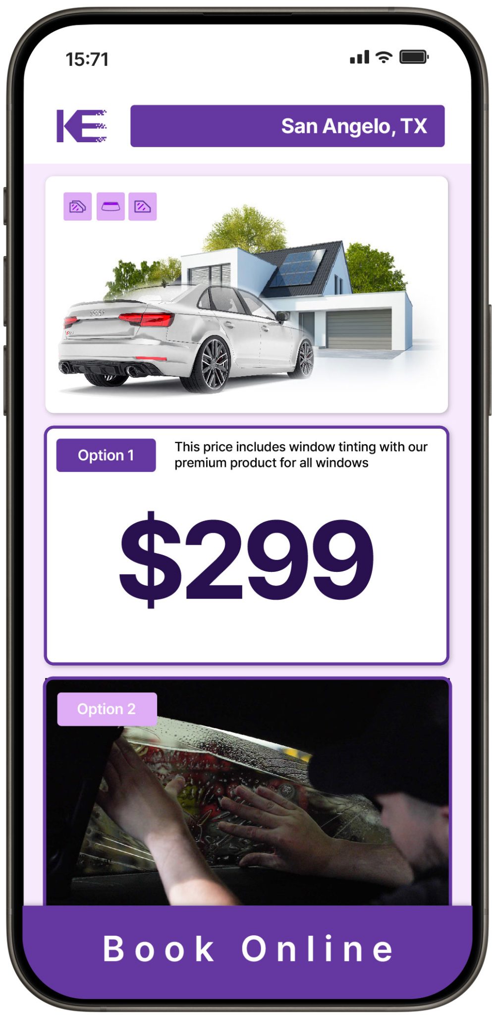 View Competitive Window Tinting Prices in San Angelo, Texas