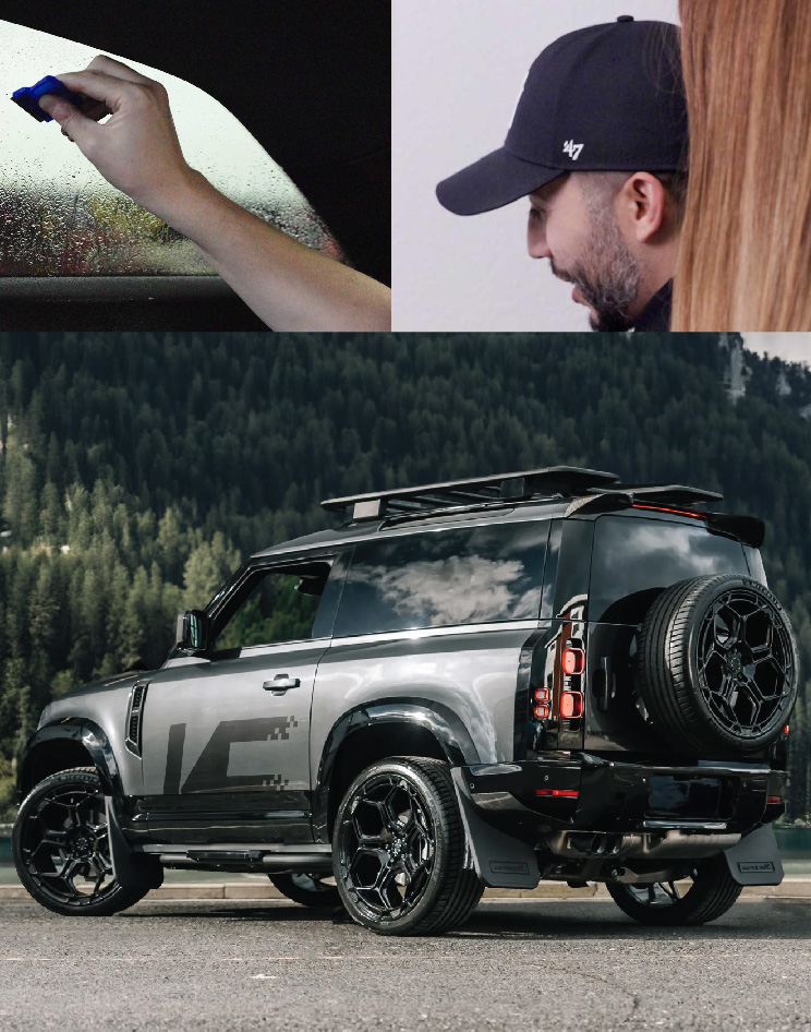 Ceramic Window Tinting Expert Cutting Film in Oswego - New York
