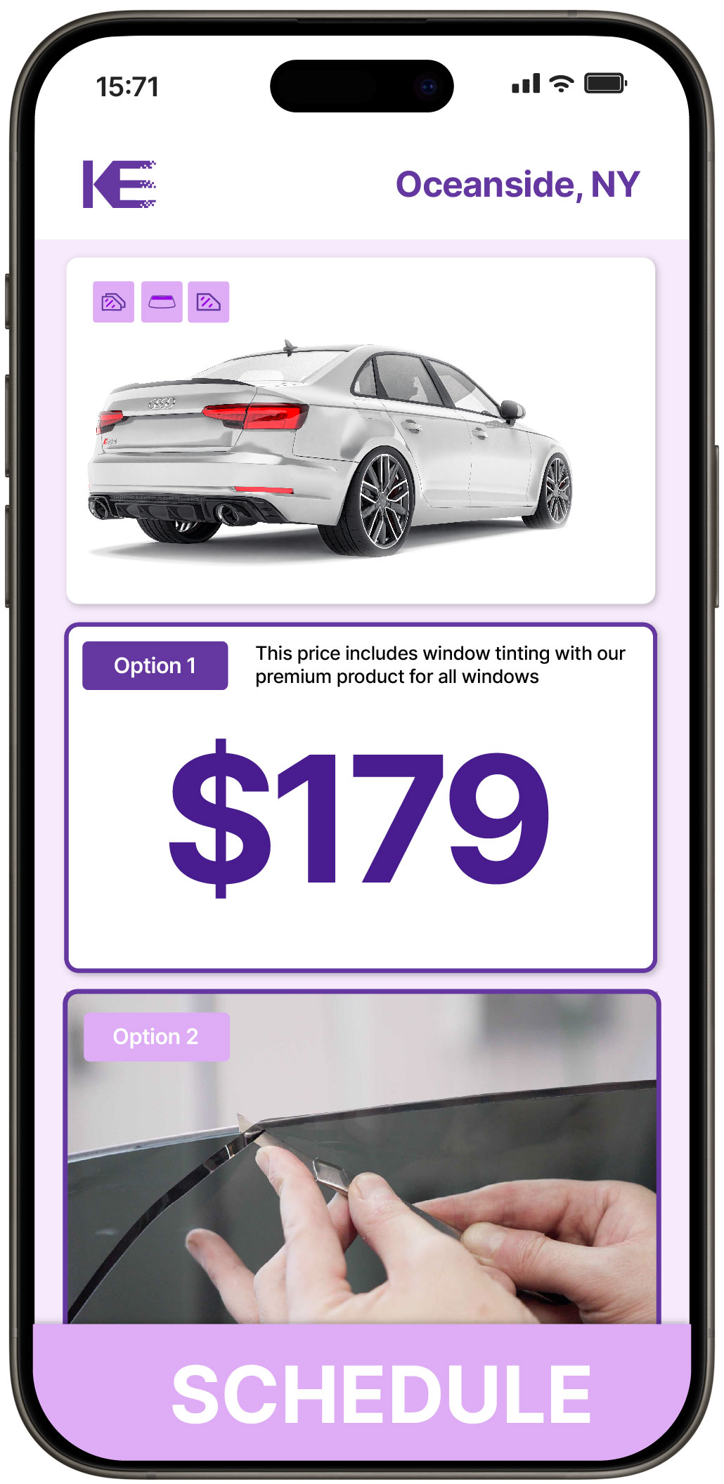 View Competitive Car Window Tinting Prices in Oceanside, New York