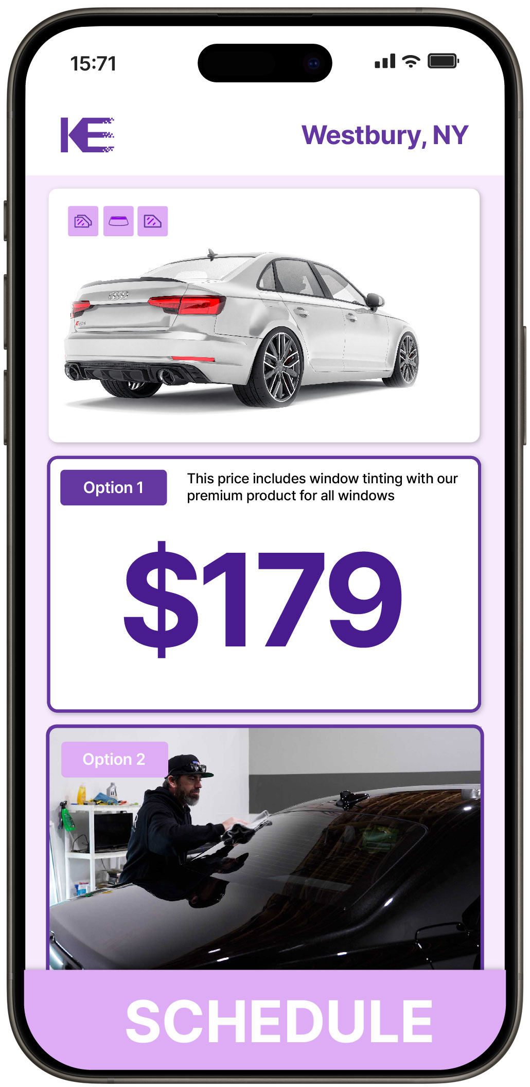 Car Window Tinting Westbury | Professional Tinting from $139