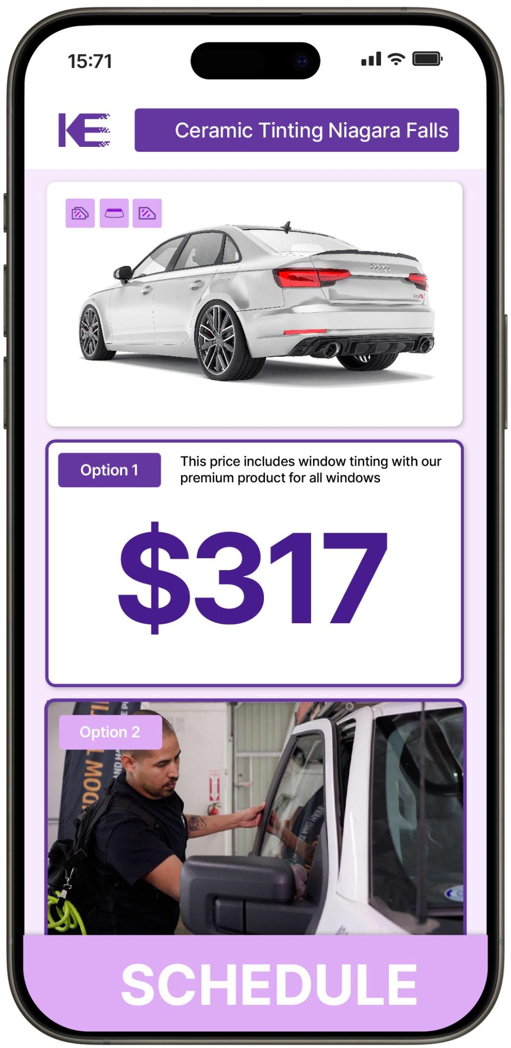View Competitive Ceramic Window Tinting Prices in Niagara Falls, New York