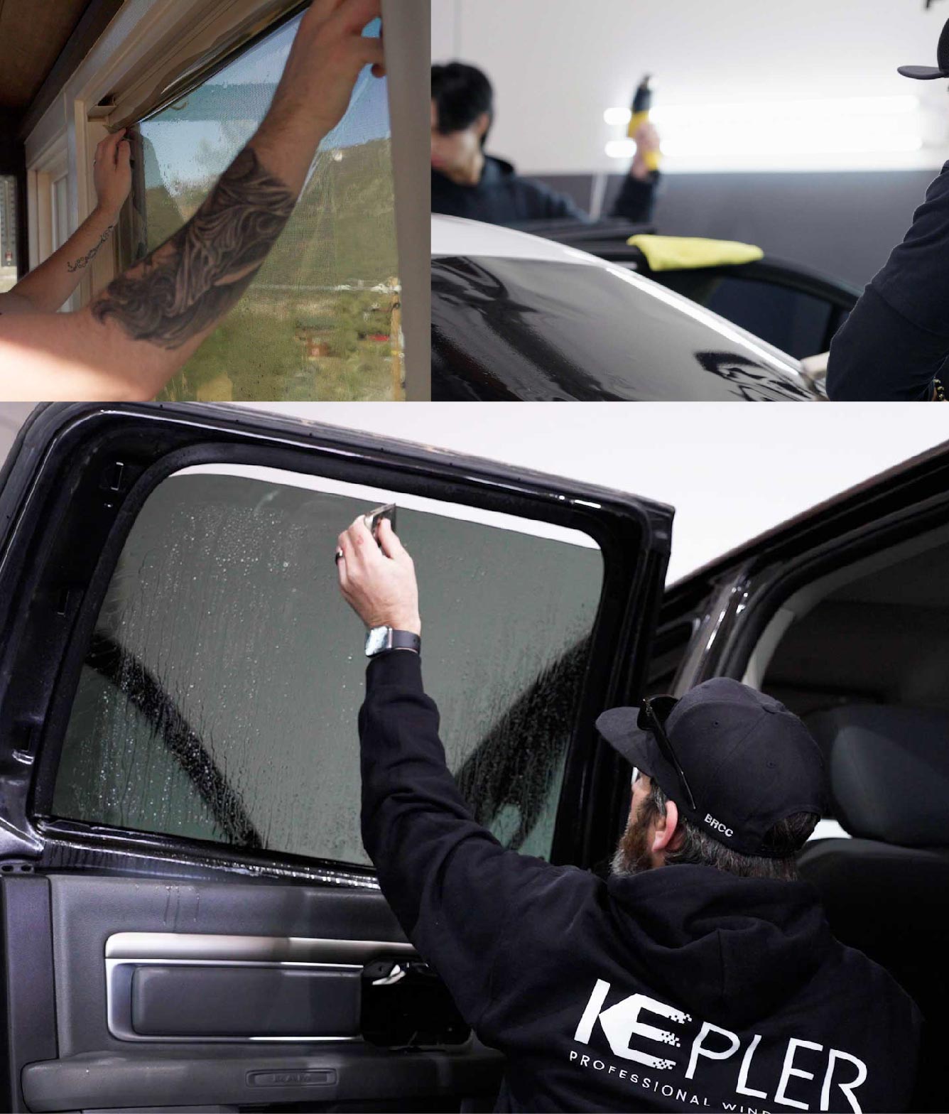Kepler Window Tinting Specialists at Work in Pasadena, Texas