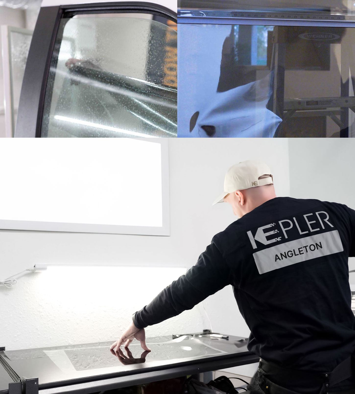 Window Tinting Specialist Cutting Film in Angleton, Texas