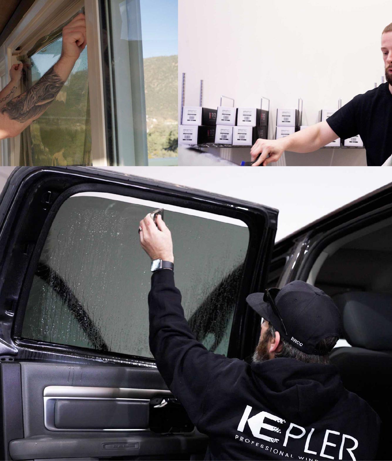 Kepler Window Tinting Specialists at Work in Fresno, Texas