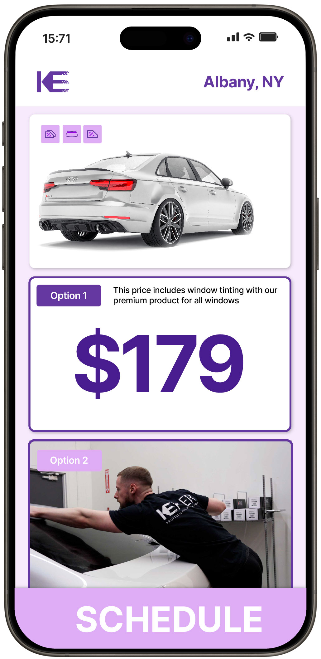 View Competitive Car Window Tinting Prices in Albany, New York