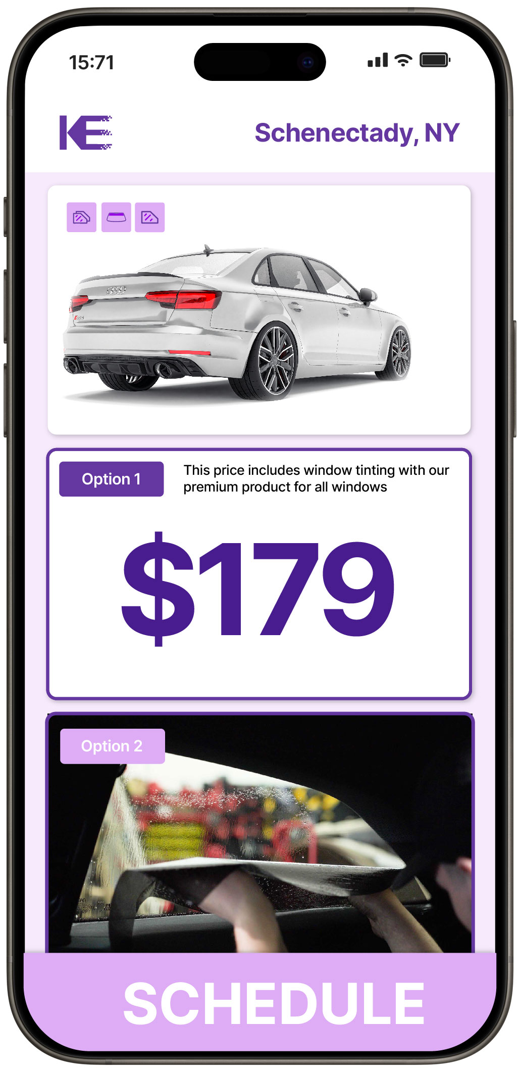 View Competitive Car Window Tinting Prices in Schenectady, New York
