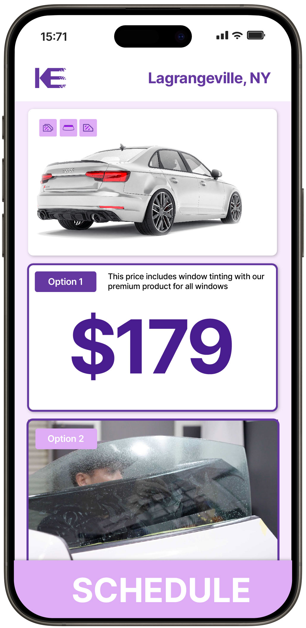 View Reasonable Car Window Tinting Prices in Lagrangeville, New York