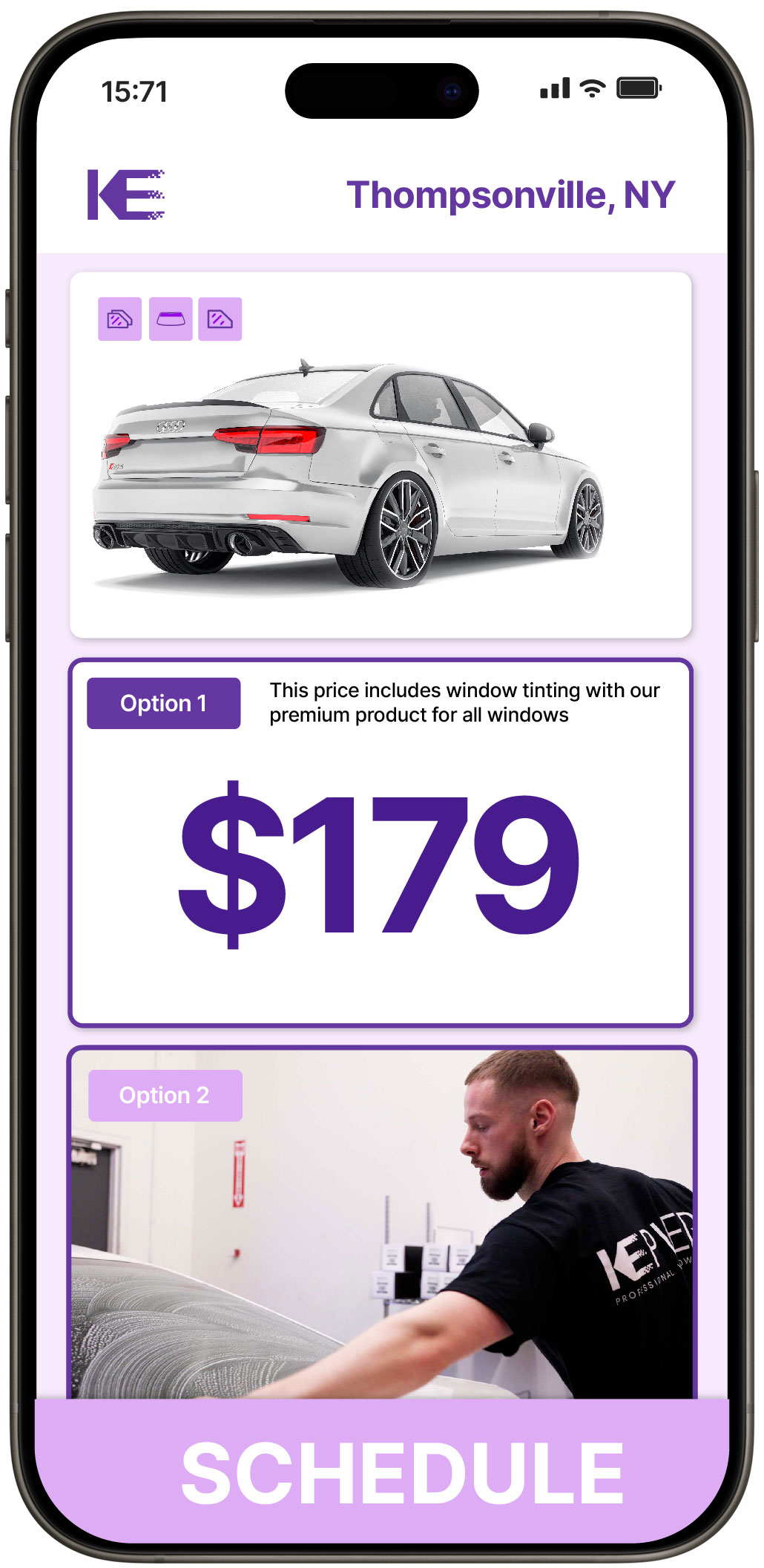 View Competitive Car Window Tinting Prices in Thompsonville, New York
